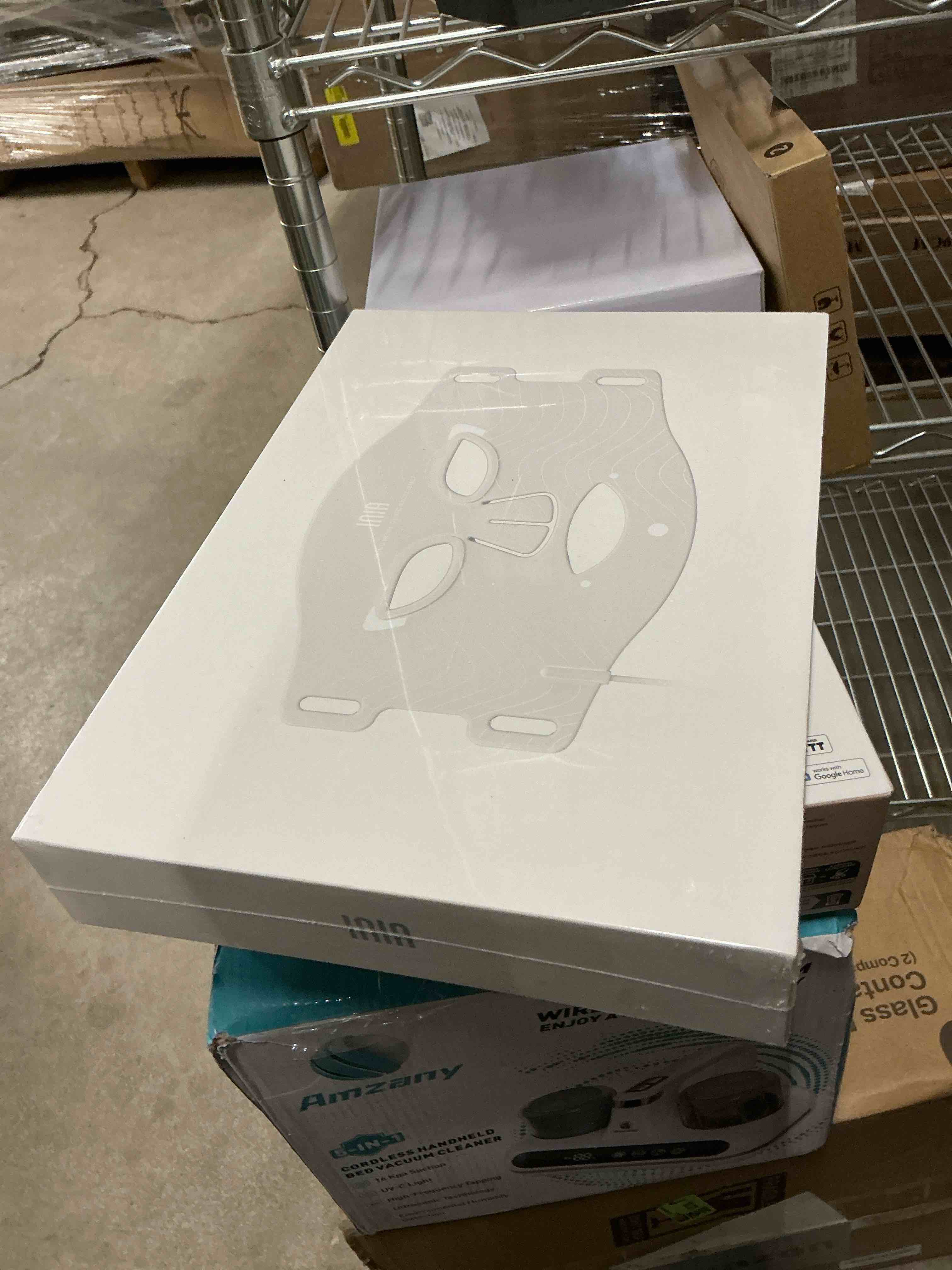 Condition photo showing New/Like New for INIA Red Light Therapy Mask for Face – 4 Light Modes with 850nm NIR, Red & Blue LED Light Therapy, 2600mAh Rechargeable LED Face Mask for Radiant Glow at Home, Pink