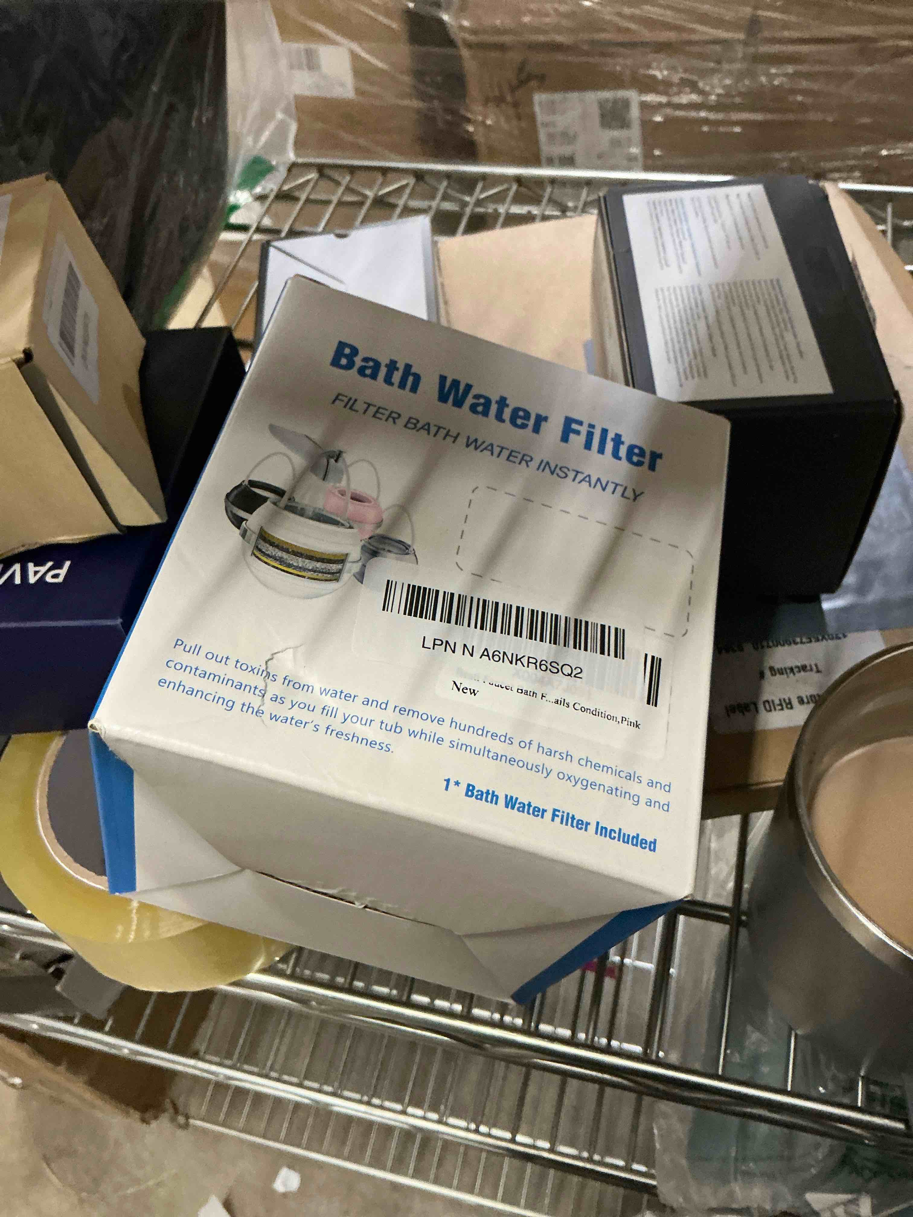 Condition photo showing Good Condition for Bath Filter for Tub - Kinder Water Filter for Bathtub, Hard Water Softener to Remove Lead,Chlorine and Fluoride, Improve Skin, Hair and Nails Condition,Pink