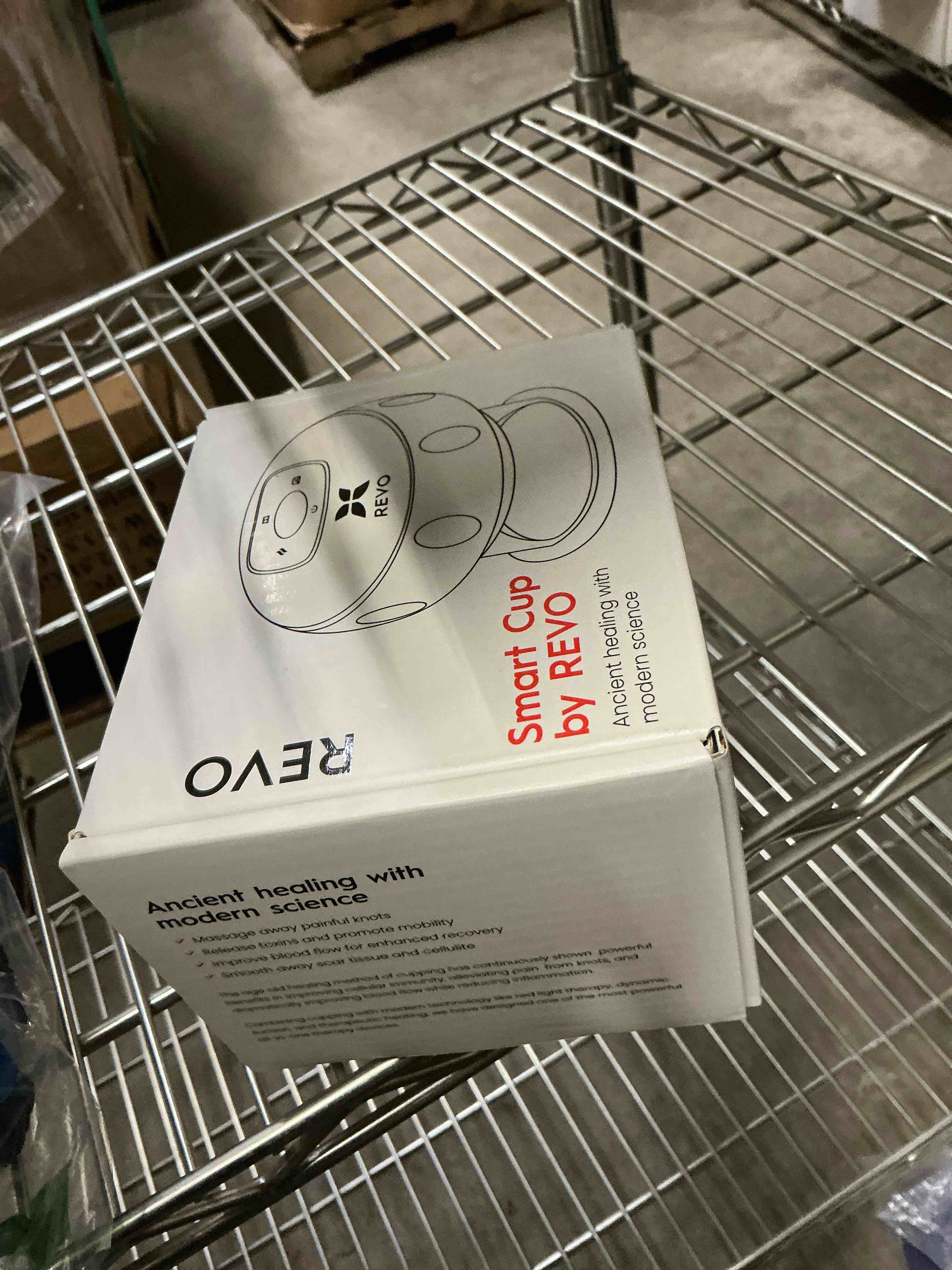 Condition photo showing Good Condition for REVO The Original 4-in-1 Smart Cupping Therapy Massager, Red Light Therapy for Targeted Pain Relief, Knots, Aches, Muscle Soreness, Circulation & Tighter Skin, Portable Cupping Kit 1 Pack