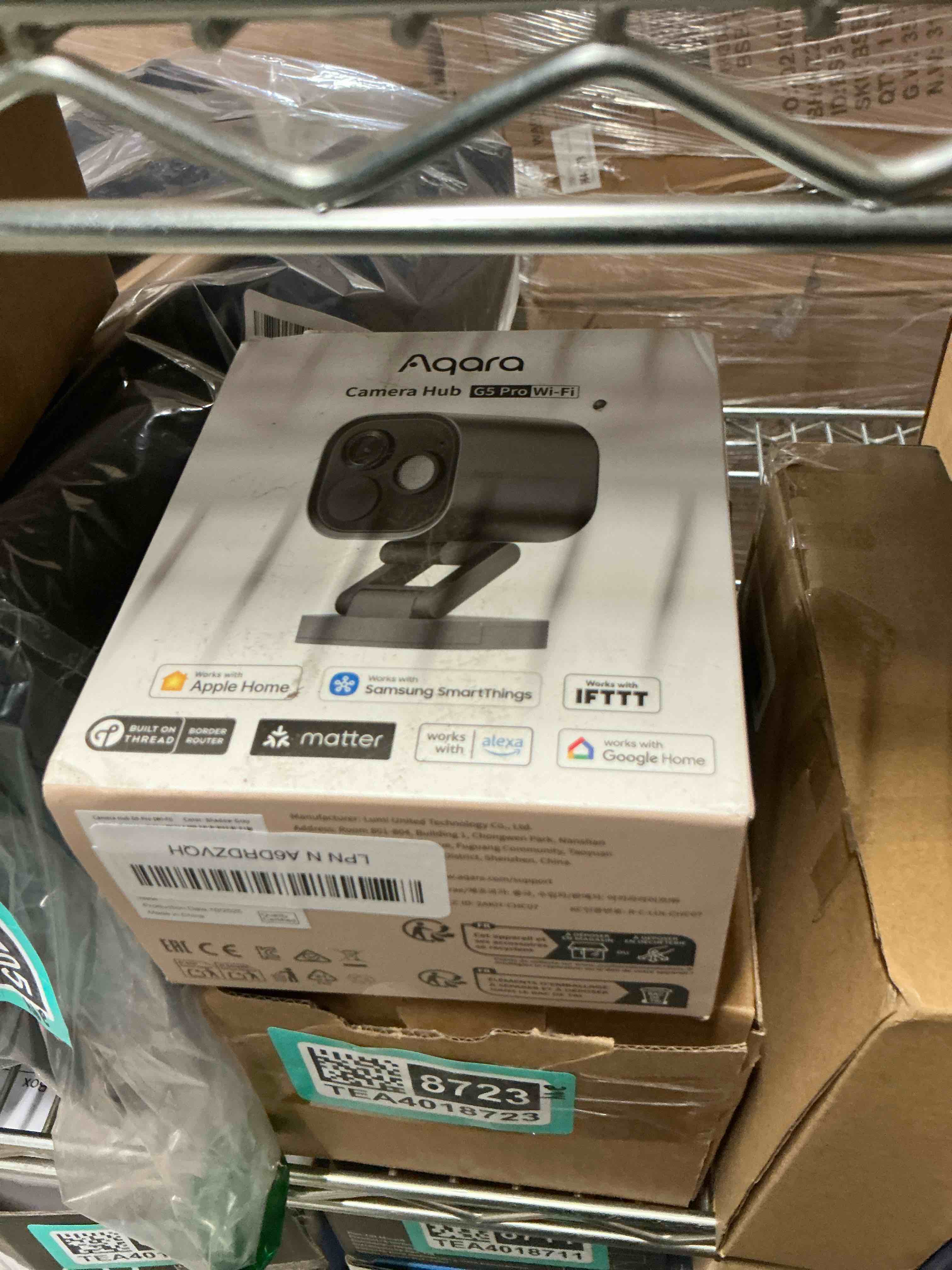 Condition photo showing Good Condition for Aqara 4MP Camera Hub G5 Pro WiFi, True Color Night Vision Security Camera Outdoor, 2.4/5Ghz WiFi, HomeKit Secure Video, Thread Border Router, Local Detection, Thread/Zigbee, Supports Alexa,Google Home Gray - Wi-Fi Version (No PoE Support)