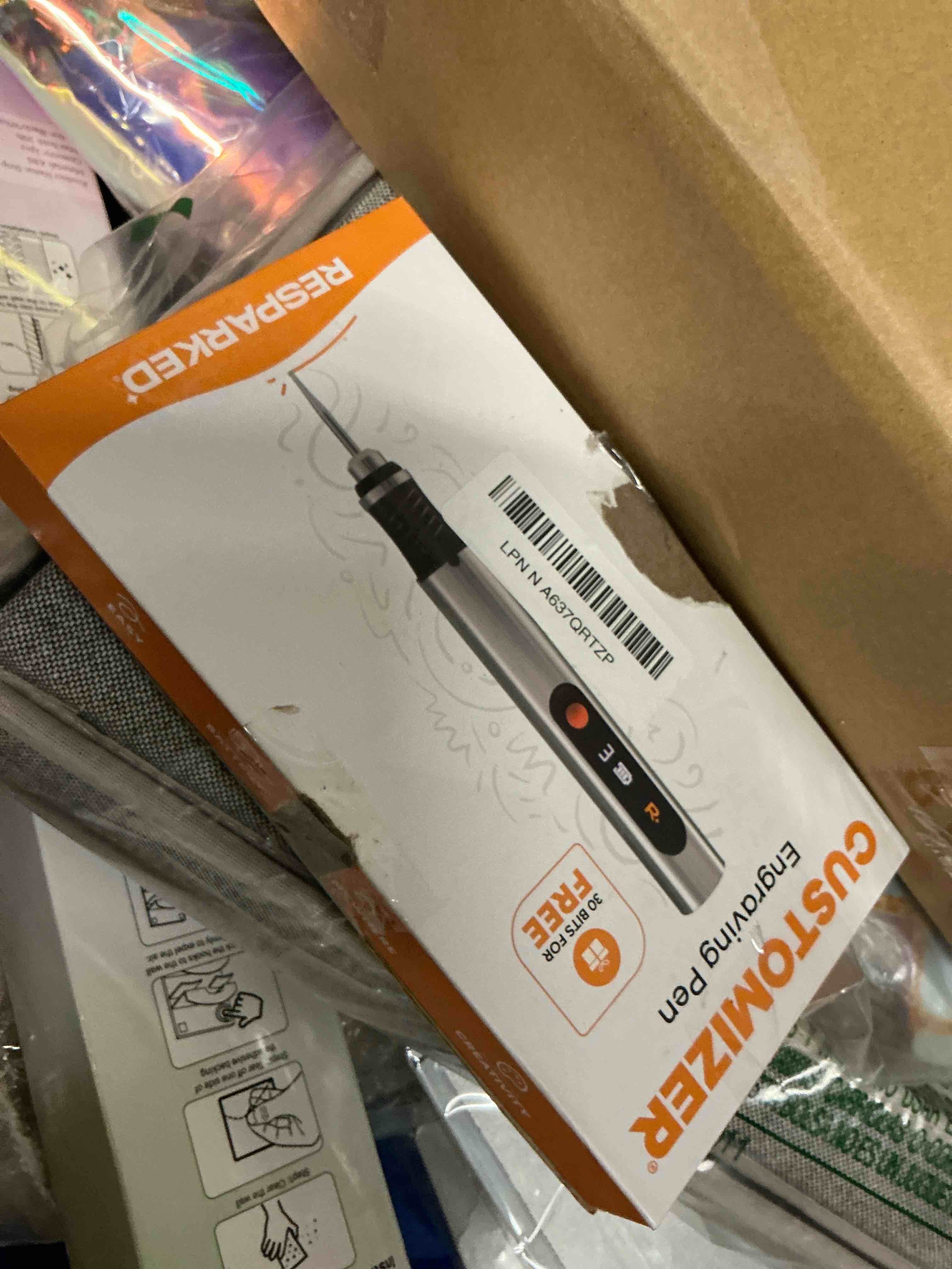 Condition photo showing Good Condition for Customizer Engraving Pen (Formerly Culiau): Ultimate Cordless Portable Tool for Artists & DIYers - Engrave 50+ Surfaces - Beginner Friendly - Rechargeable - Free 30 Bits & Mastery Guide