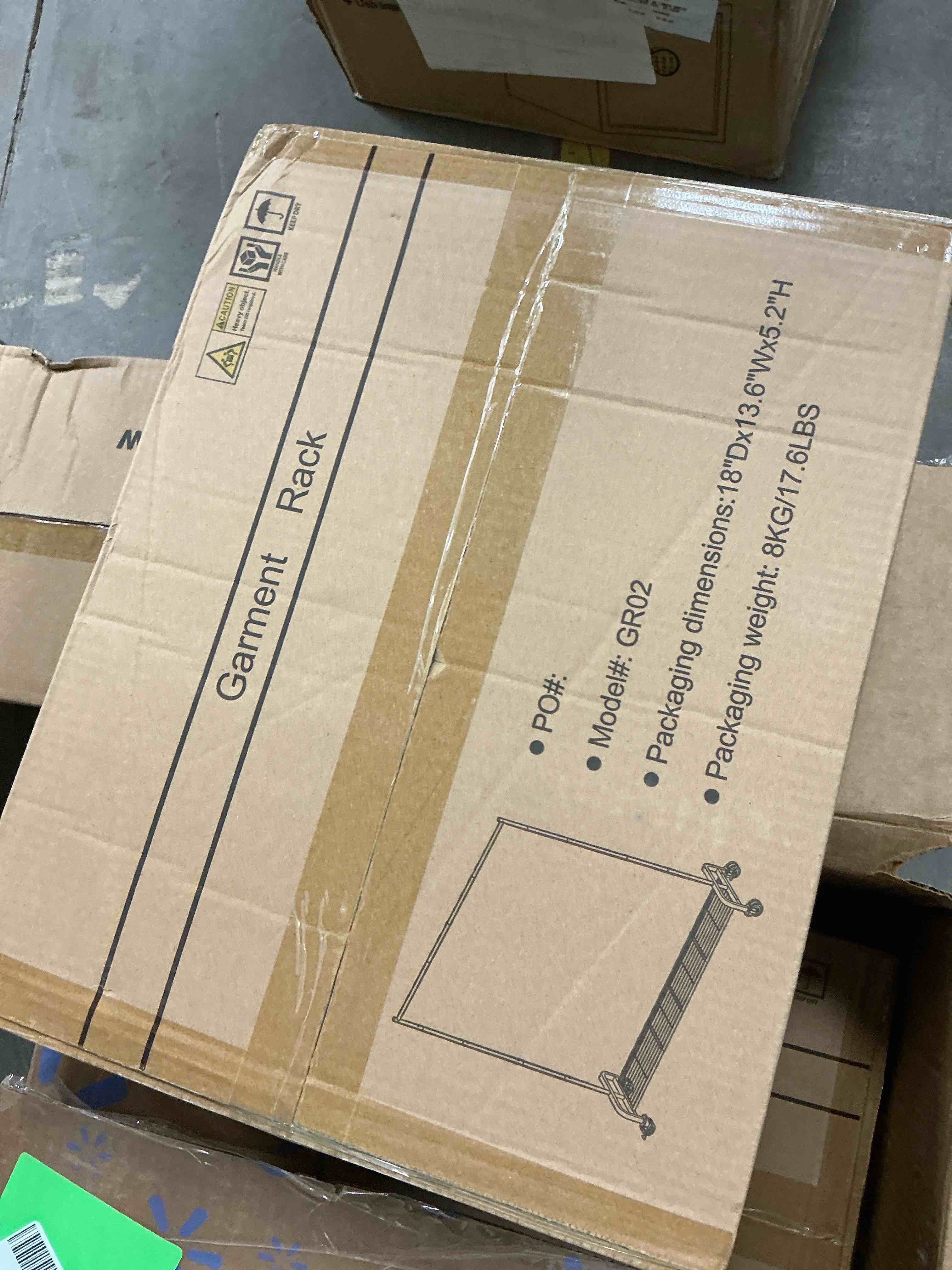 Condition photo showing New/Like New for Mr IRONSTONE Heavy Duty Clothes Rack 400 lbs  Rolling Garment Rack with Wheels  Portable Metal Closet Organizer  Black