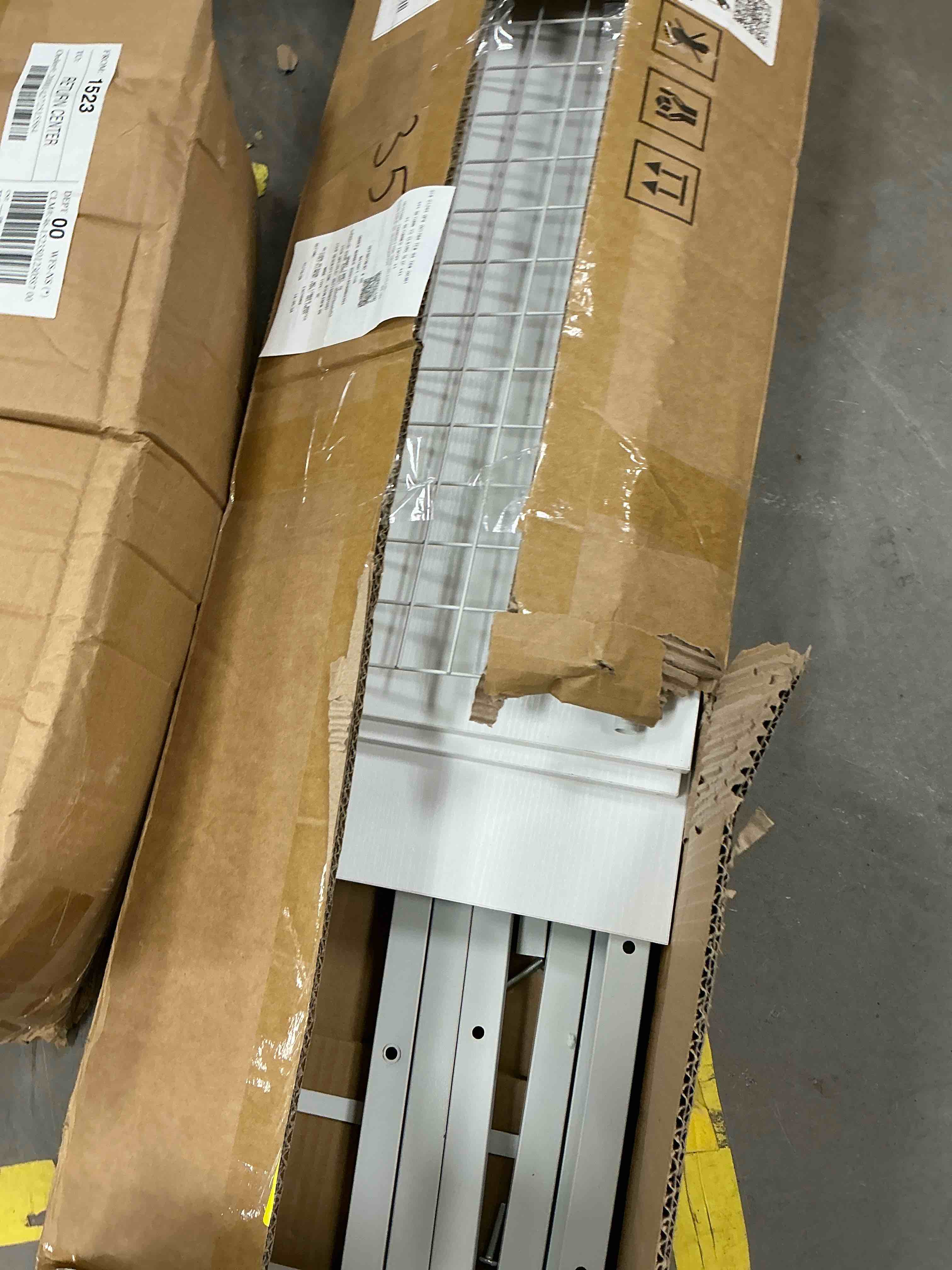 Condition photo showing Good Condition for Biemlerfn Over The Toilet Storage Shelf, 4-Tier Wooden Bathroom Organizer Adjustable Saver Space Rack with Toilet Paper Holder, Pure White