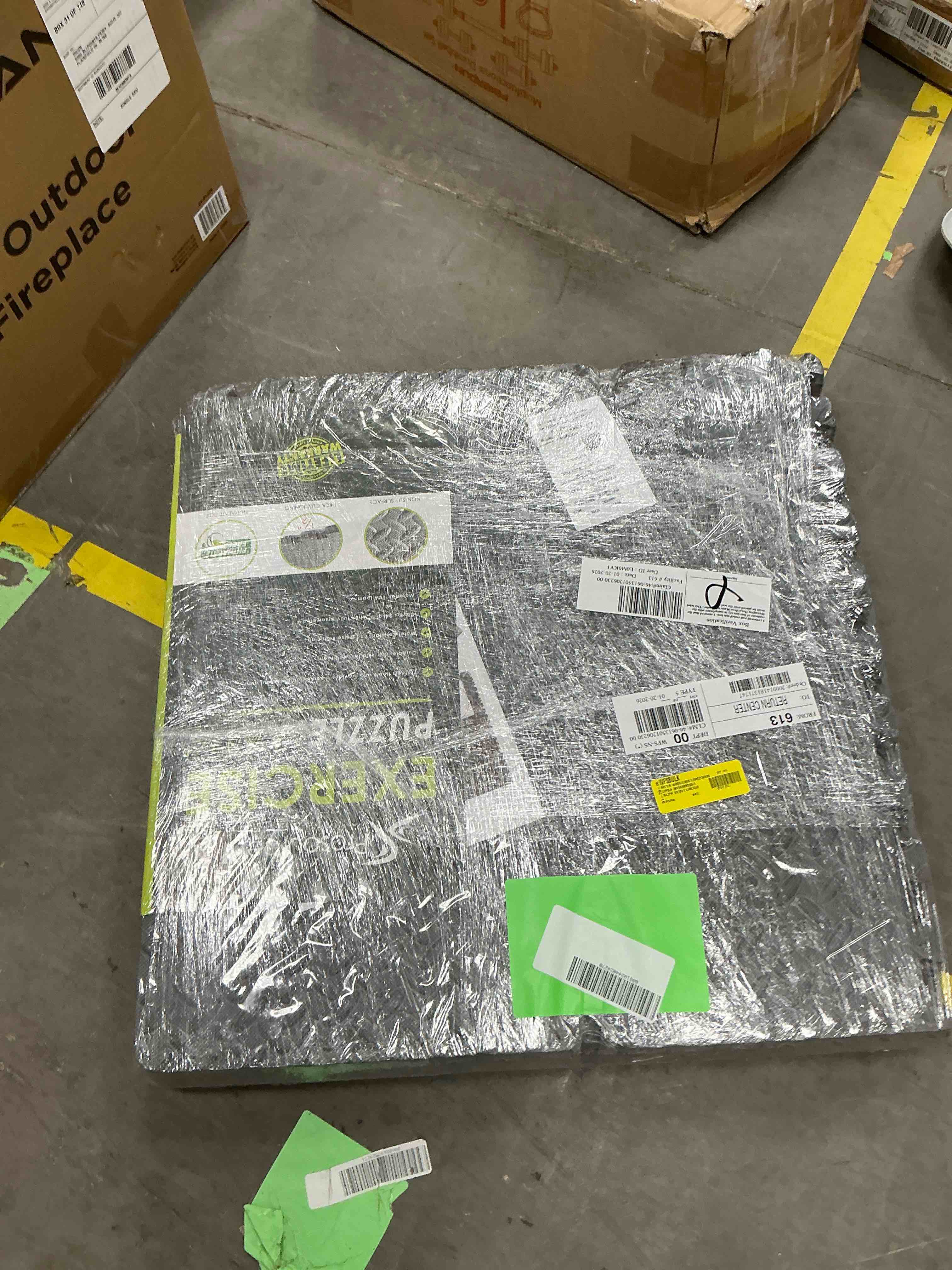 Condition photo showing Good Condition for ProsourceFit Puzzle Exercise Mat  EVA Foam Tiles for Gym Equipment  144 sq ft  1/2  Grey  6-Pack