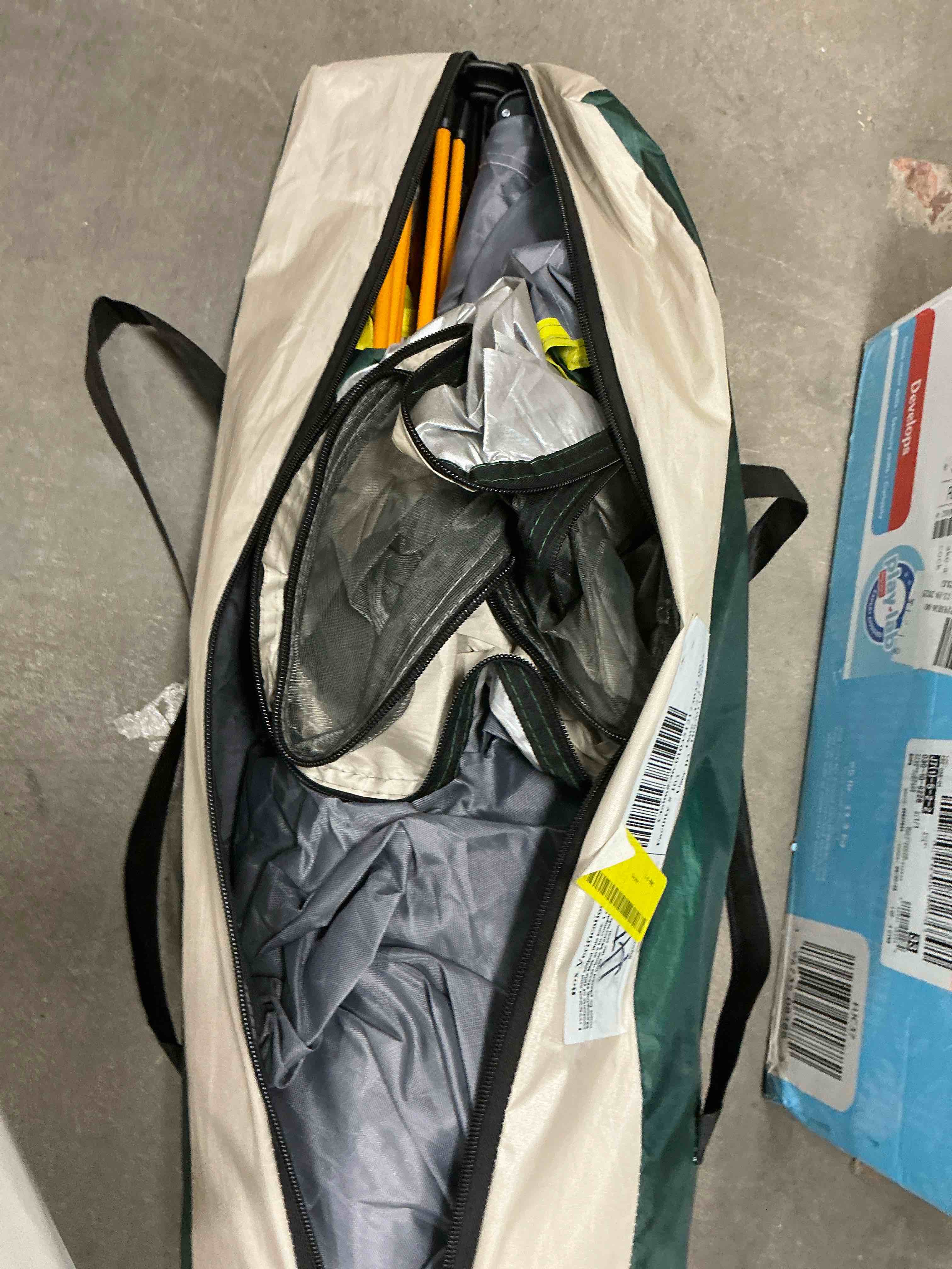 Condition photo showing Good Condition for Kaqinu 4-Person Camping Tent, Auto Setup Pop Up Tent, Waterproof, Huge Door & Windows for Camping, Hiking, Travel