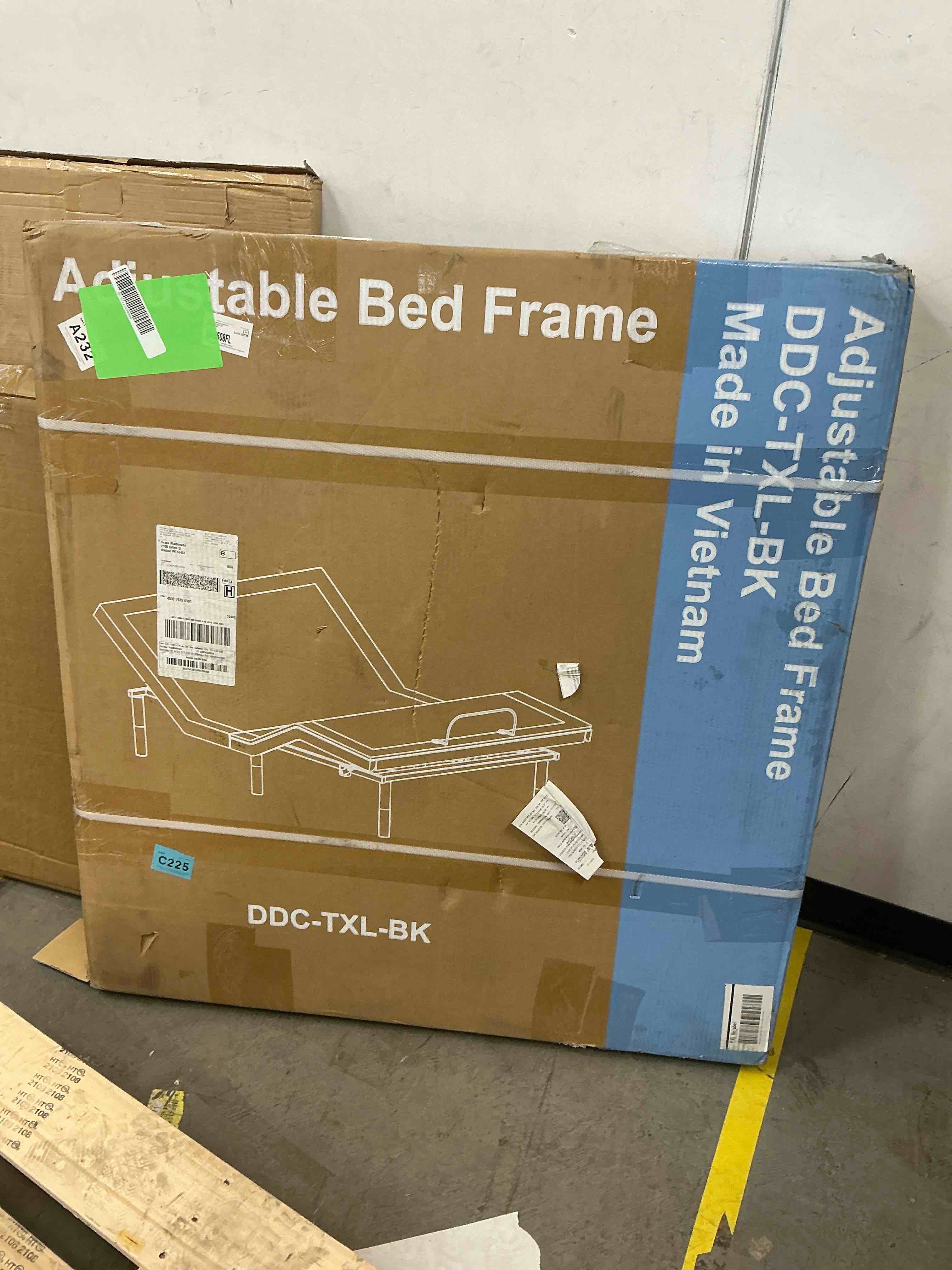 Condition photo showing New/Like New for edx Adjustable Bed Frame, Individually Tilting Head and Foot with 2 USB Ports, Wireless Remote, Quiet Motor, Twin XL Size