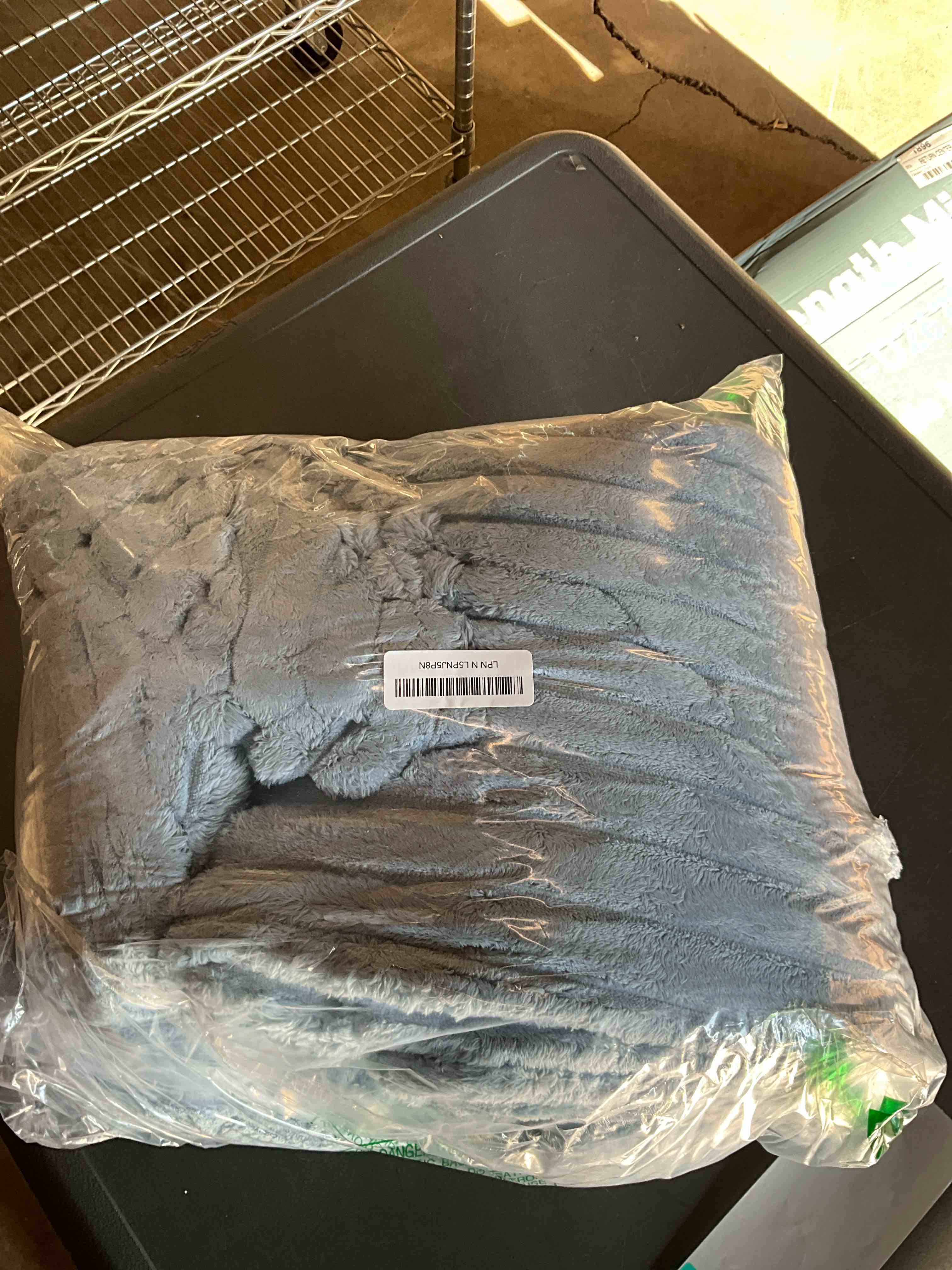 Condition photo showing Good Condition for Bedsure GentleSoft King Blanket for Couch - Cozy Soft Blankets for Women, Cute Large Throws for Girls, Ashley Blue, 108x90 Inches Ashley Blue King (108" x 90")