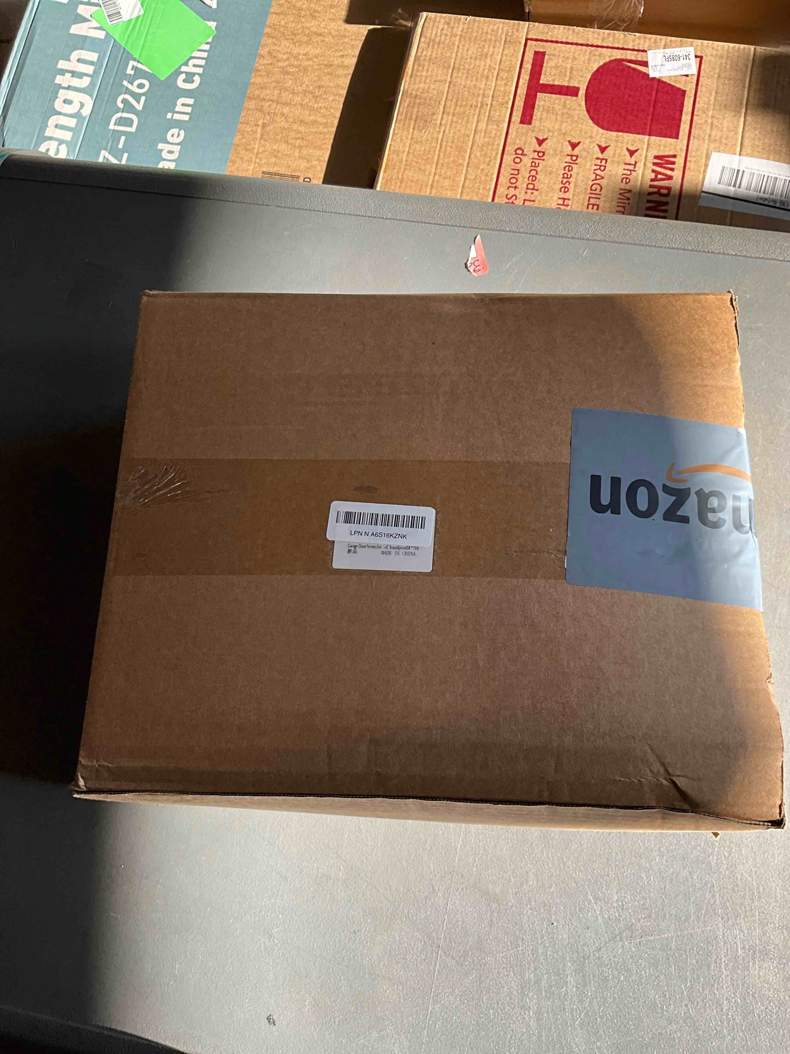 Condition photo showing New/Like New for Garage Door Screen for Winter?Garage Door Insulation Kit?Magnetic Thermal Insulated Door Curtain, Garage Insulated Door Curtain ? Weatherproof, Windproof, Soundproof(8 * 7Ft) 8*7FT Black