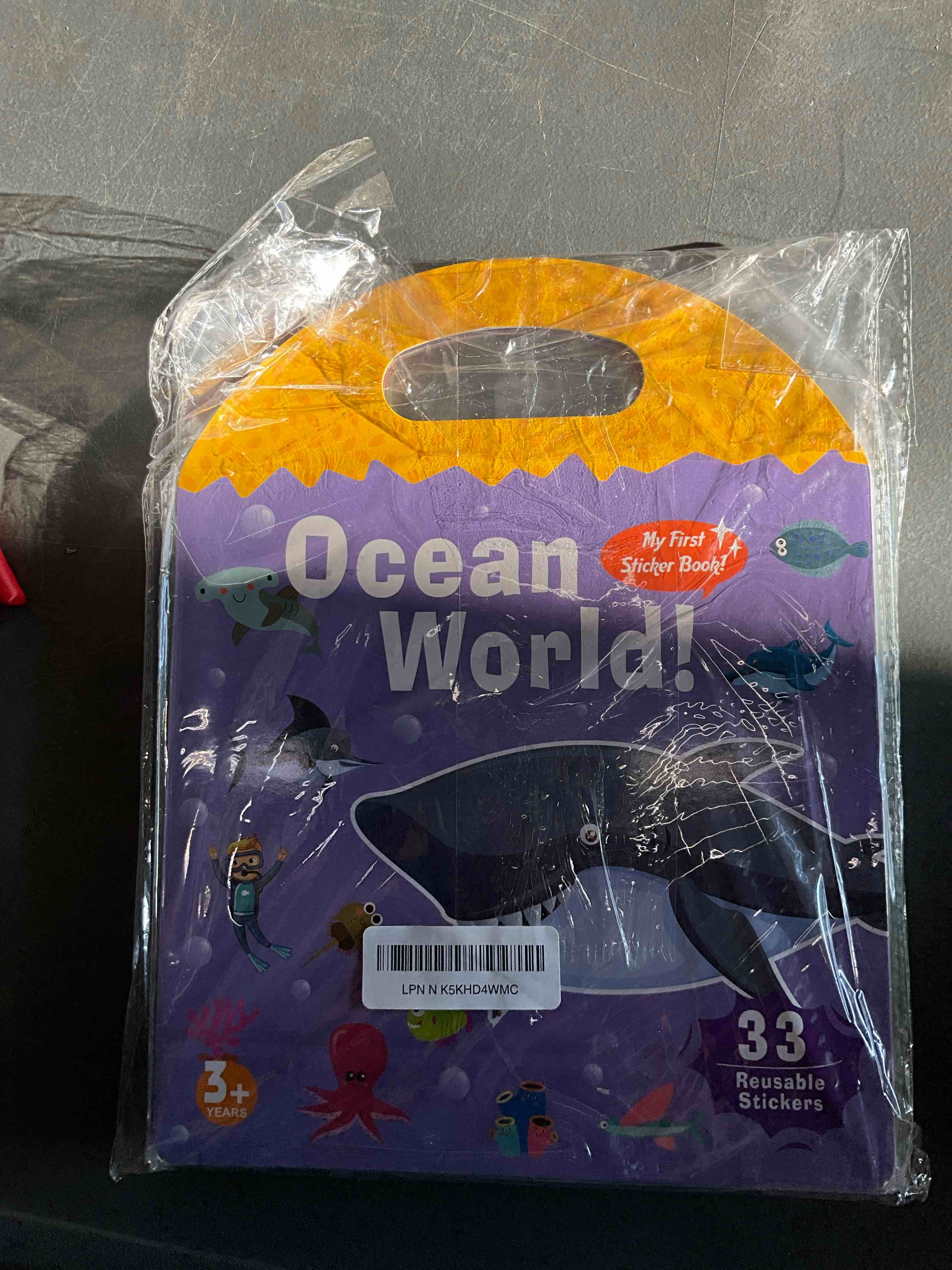 Condition photo showing New/Like New for 6 Pack Portable Jelly Sticker Quiet Book for Kids, Reusable Sticker Book for Toddlers, Preschool Learning Activities Learning & Education Toys, Animal Insect Dinosaur Ocean Space Traffic Travel Toys