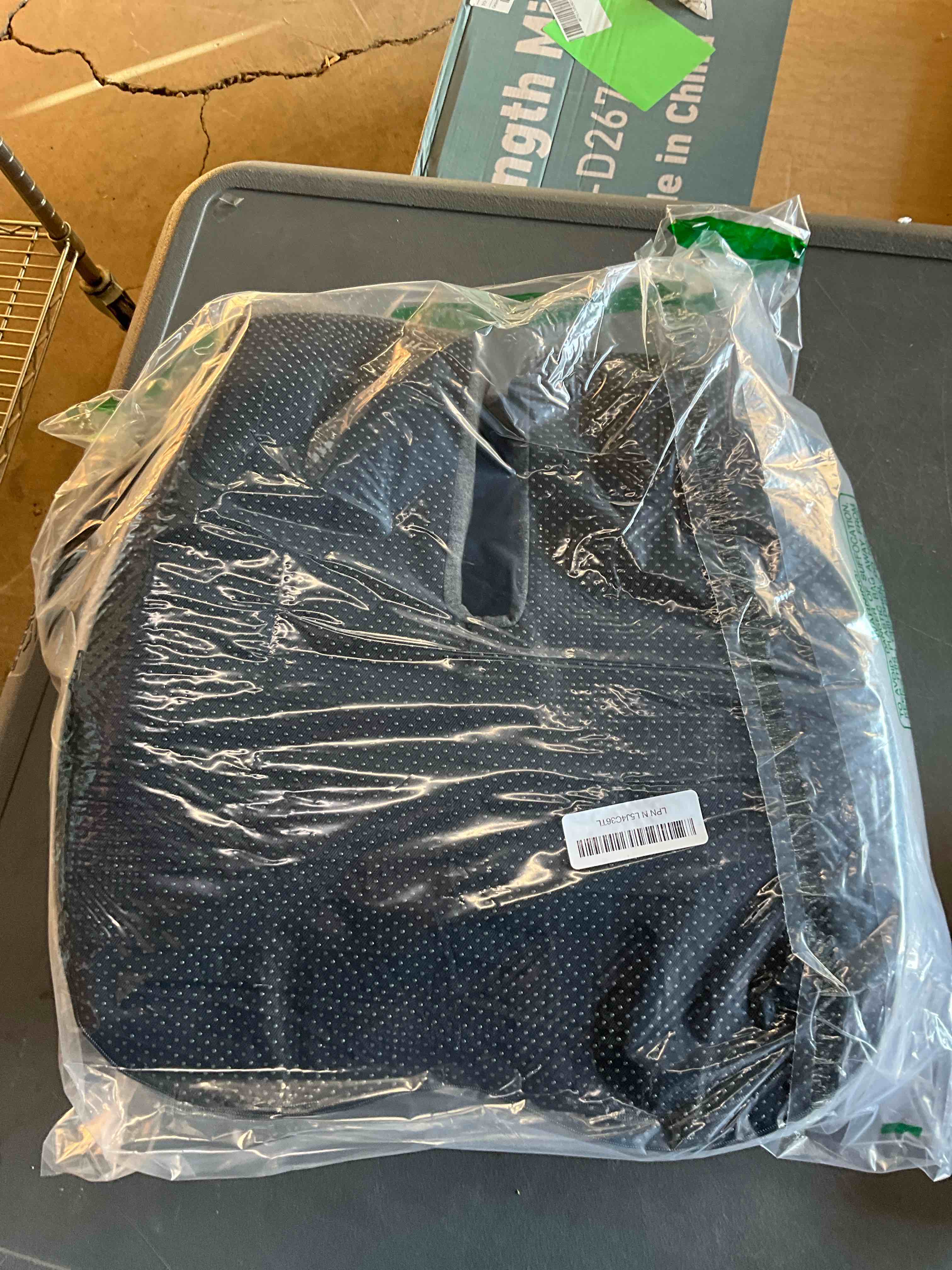 Condition photo showing Good Condition for OUYFDG Car Seat Cushion for Long Driving, Office Chair Cushion, Memory Foam Seat Cushion Effectively Increase Height by 3.94 Inch, Car Seat Cushion for Back Pain Sciatica Tailbone Pain Relief.