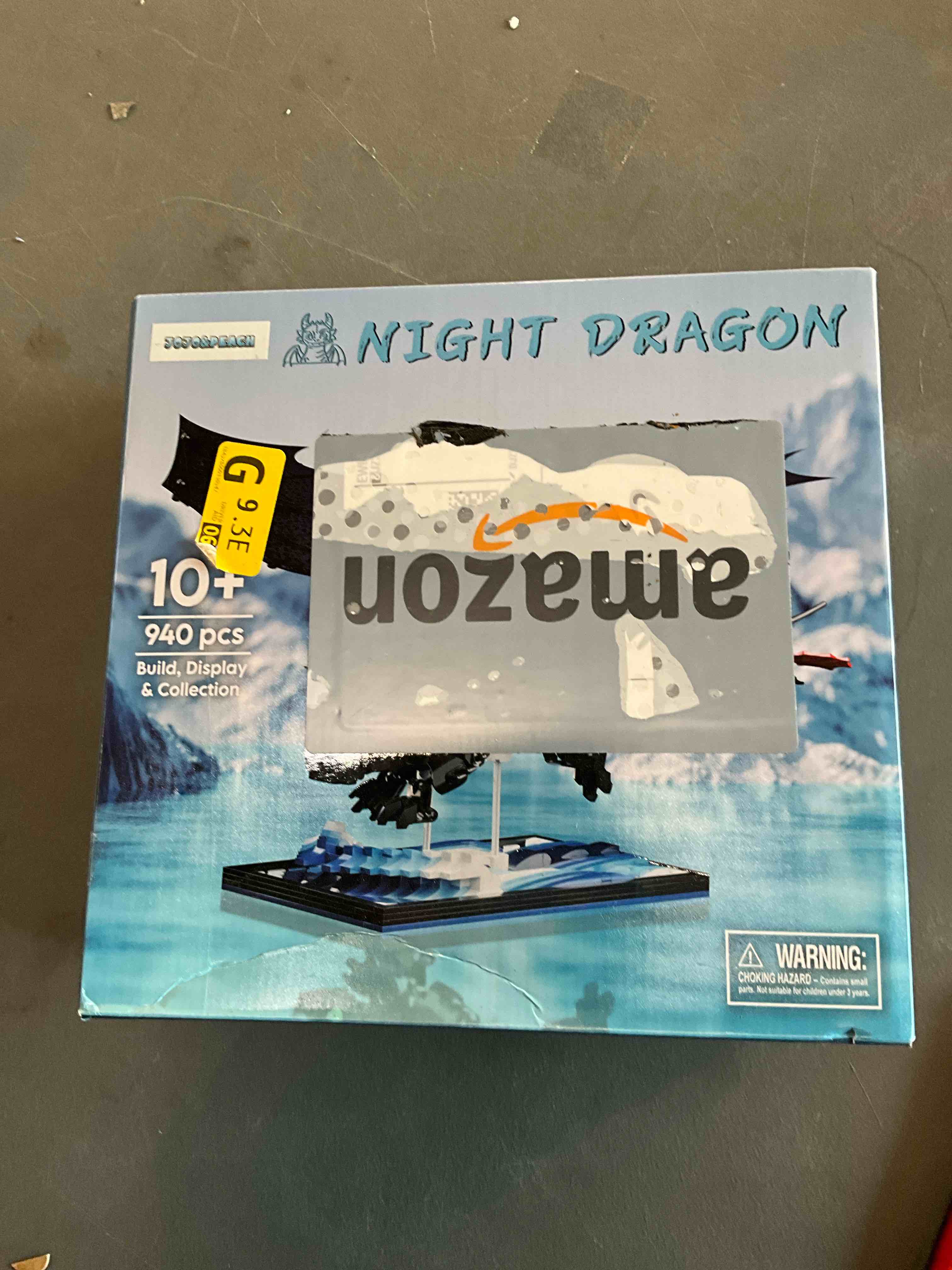 Condition photo showing Good Condition for JOJO&Peach Night Dragon Building Sets for Boys Aged 10+, Buildable Toy Kit for Home Décor & Display, Birthday Gift for Teens, Adults(940 Pieces)