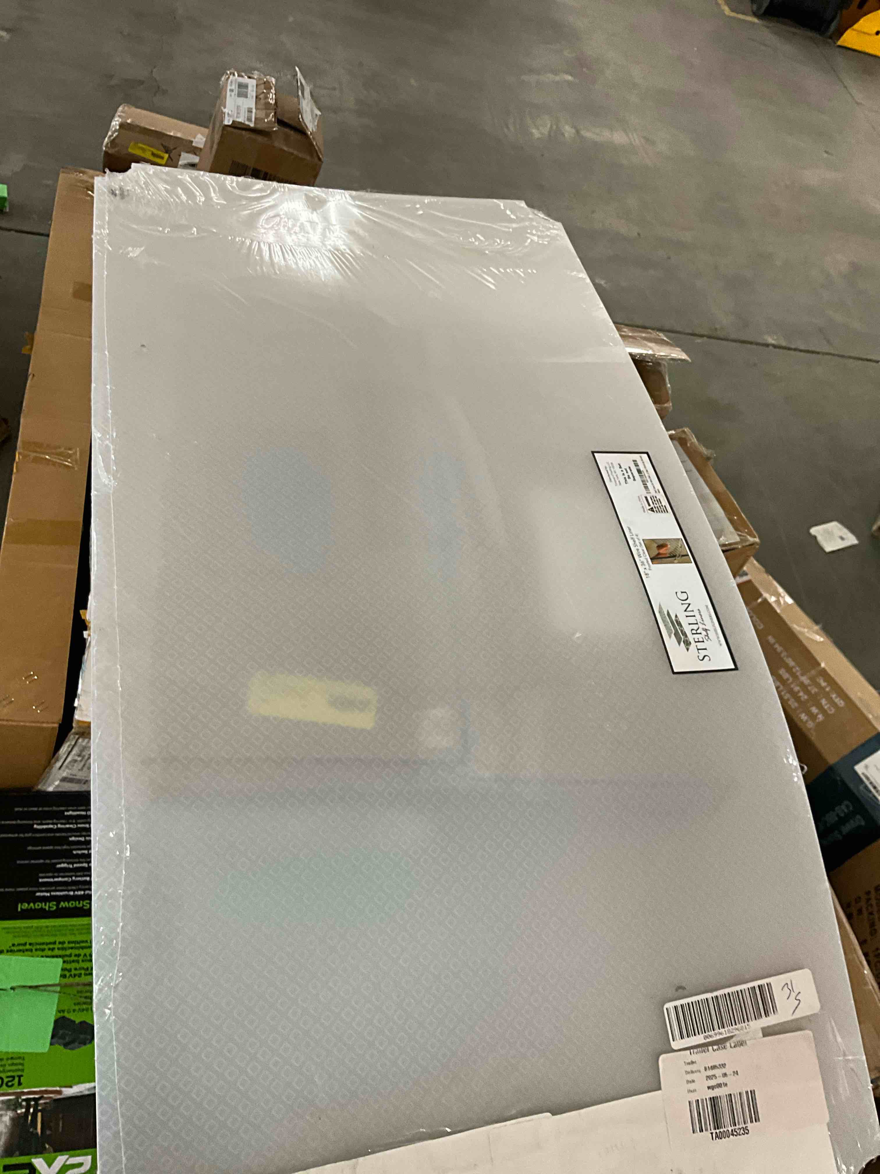 Condition photo showing New/Like New for Sterling Wire Shelf Liner for Wire Shelving - 18x36 Clear Set of 4 Made in the USA