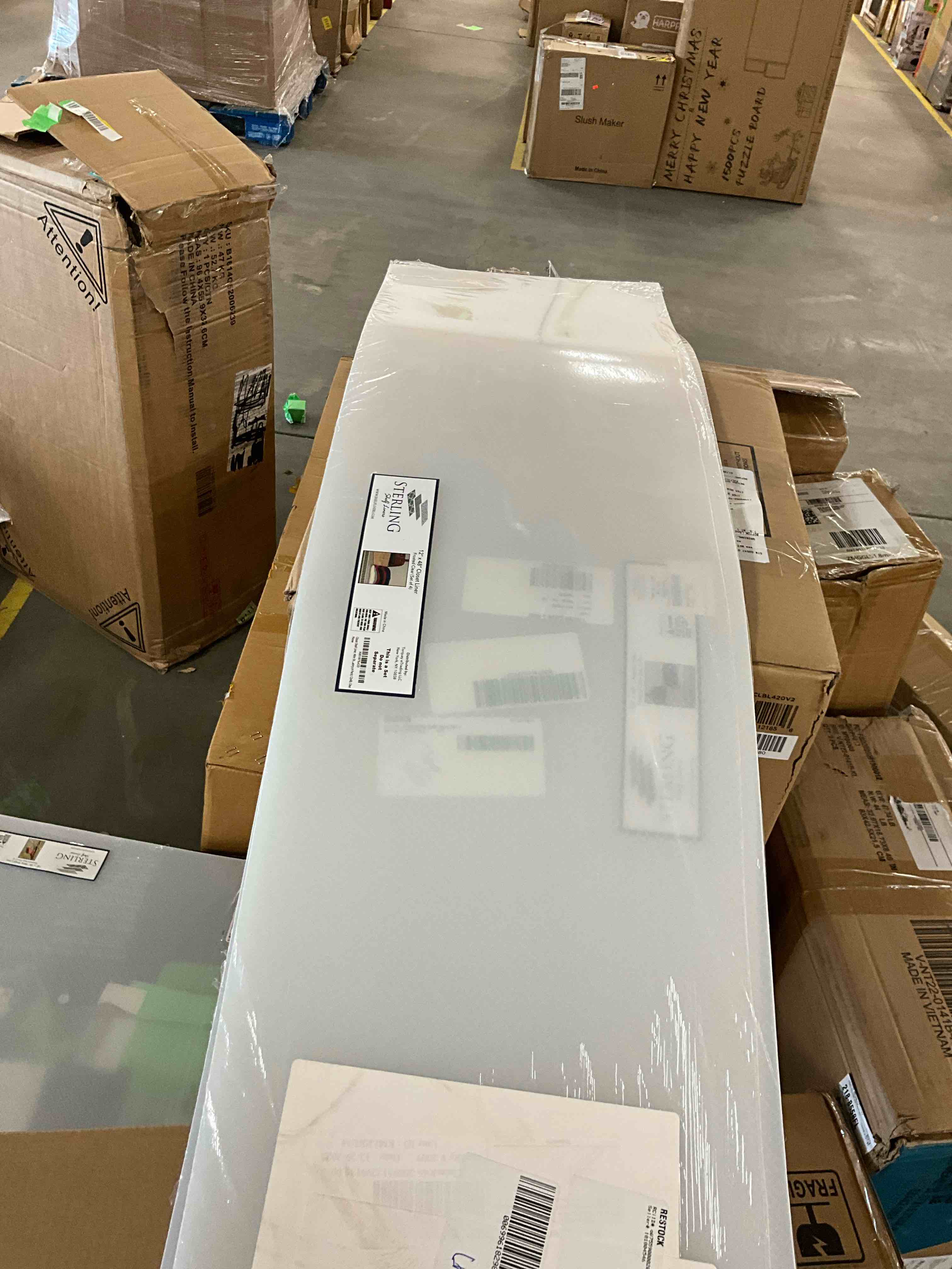 Condition photo showing New/Like New for Pantry Shelf Liner  Wire Shelf Liner for Closet and Pantry - High Quality (4 Pack) Clear 12x42