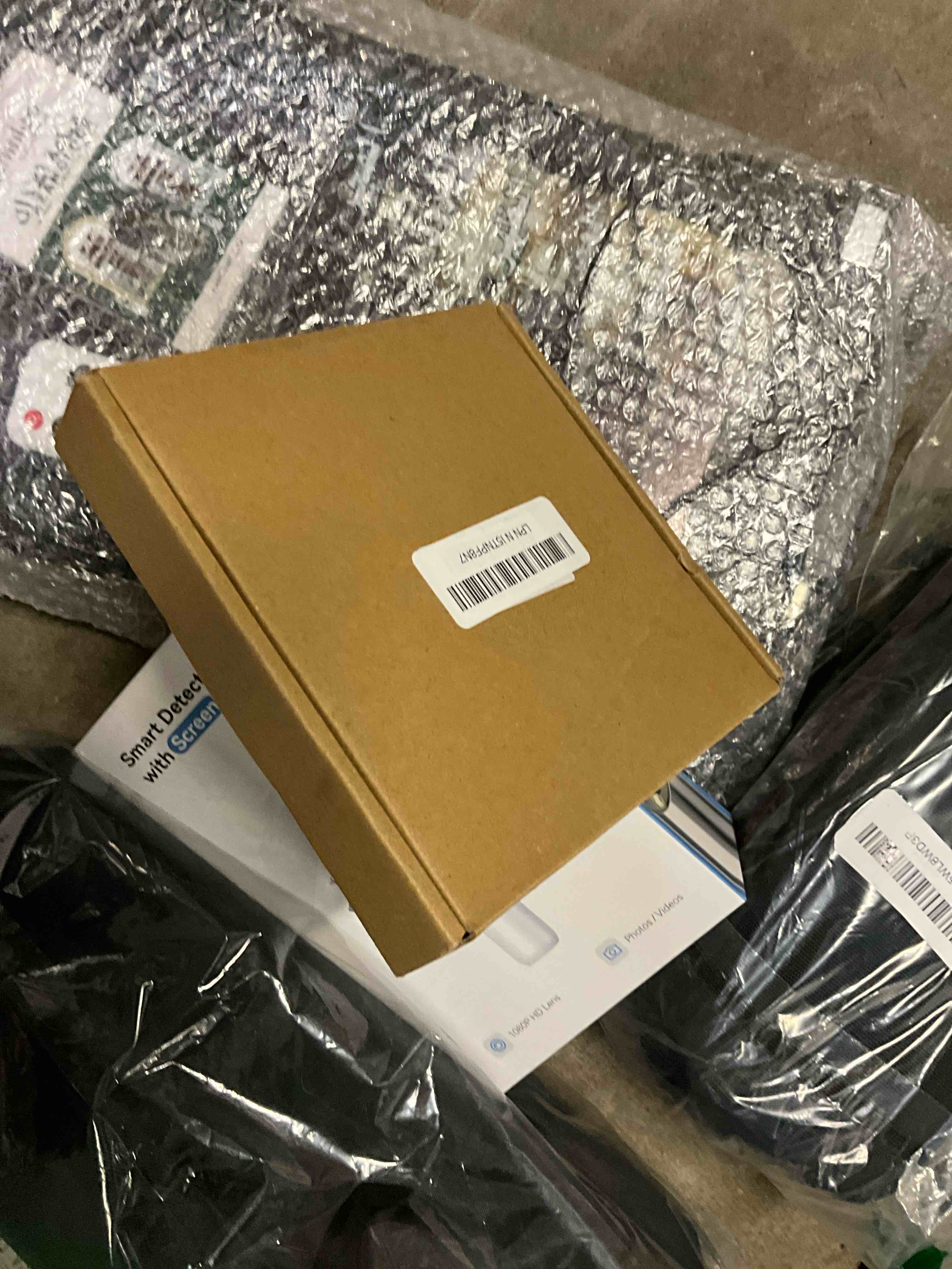 Condition photo showing Good Condition for Canomo 6 Inch White Ceiling Lighting Canopy Kit Ceiling Plate Cover 3 Holes for Pendant Light and Chandelier with All Hardware Includes Loop, Cross Bar and Mounting Screws White 6 Inch-Style 2