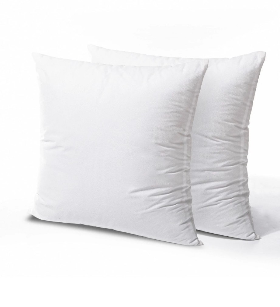 phantoscope hypoallergenic 20x20 pillow inserts  2-pack - square decorative pillow forms for couch & bed