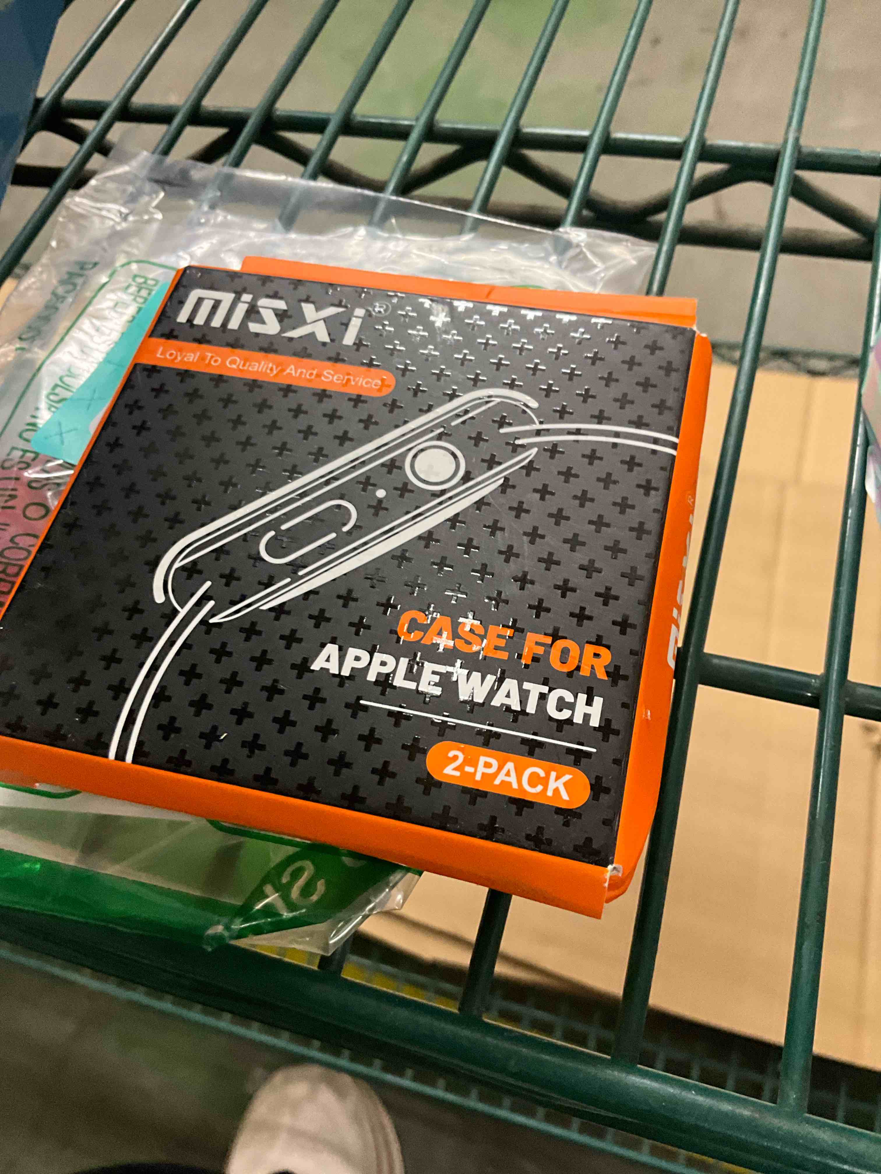 Condition photo showing Good Condition for Misxi 2 Pack Tempered Glass Case Compatible for Apple Watch Series 11 (2025) Series 10 46mm, Screen Protector Cover for iWatch, Black