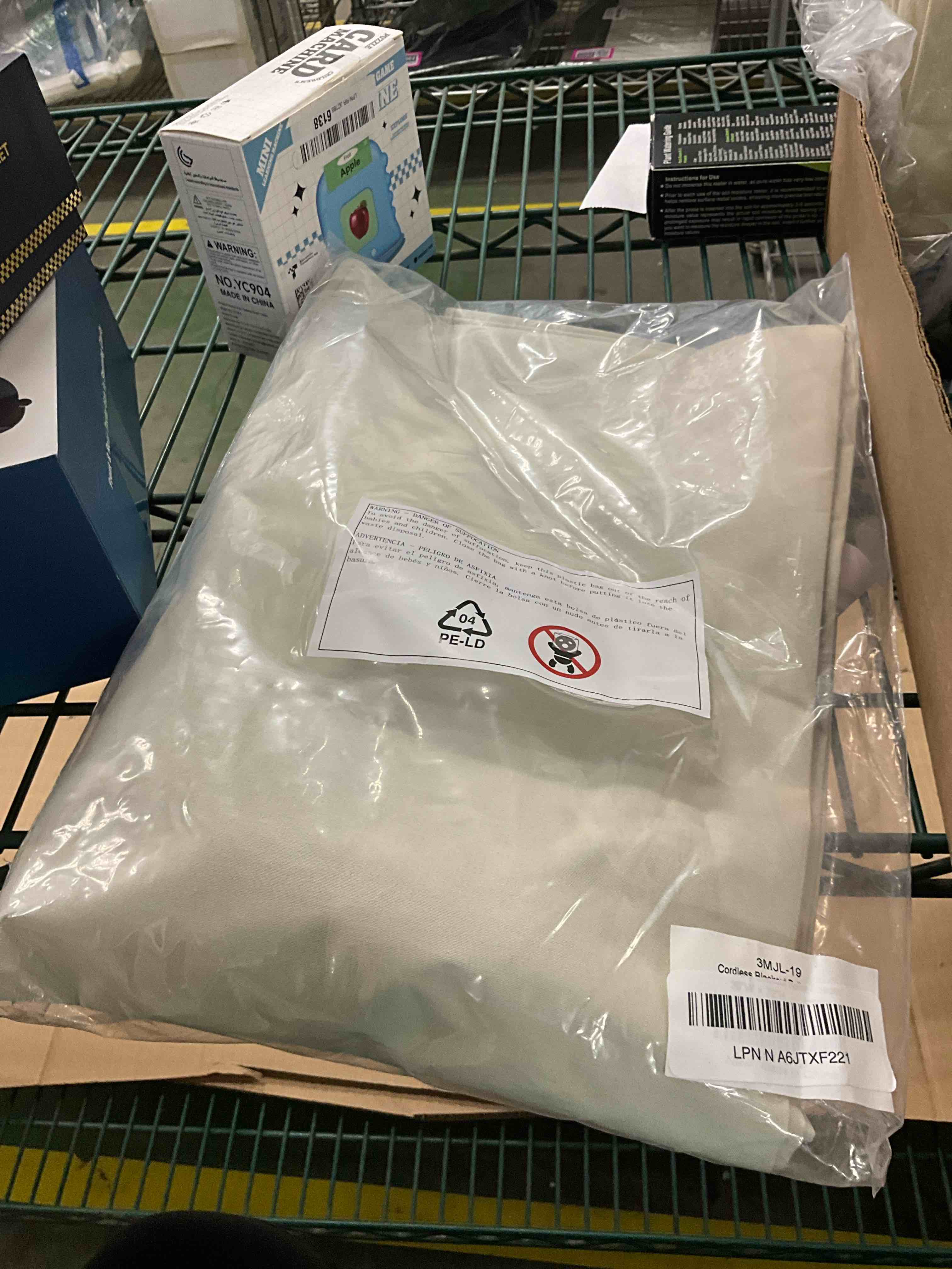 Condition photo showing Good Condition for LazBlinds 100% Blackout Roller Shades, No Tools No Drill Cordless Blinds for Windows, Thermal Insulated UV Protection Privacy Window Shades for Bedroom (36''W x 72''H, Cream) Cream 36''W x 72''H