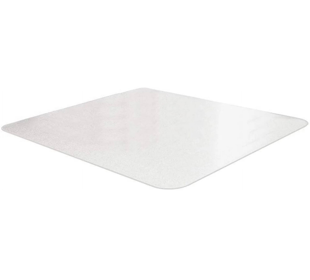 resilia office desk chair mat for low pile carpet, 30 x 48", clear