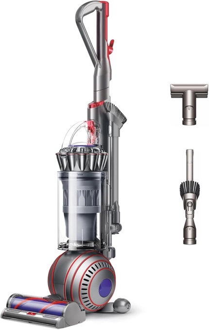 dyson ball animal 3 upright vacuum, corded, 290aw, de-tangling motorbar cleaner head for all floors, 3 suction modes