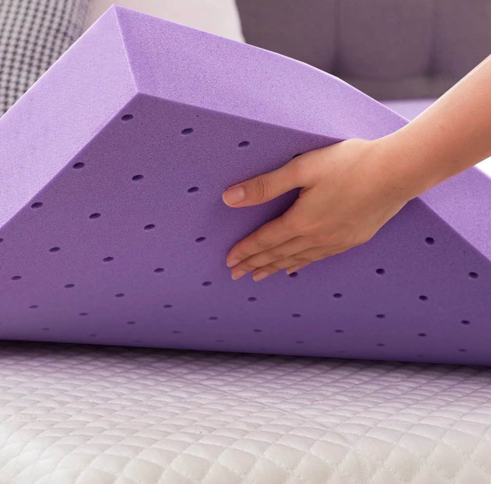 bdeus 1.5 inch mattress topper, cooling gel memory foam mattress topper, bed topper, soft, twin size