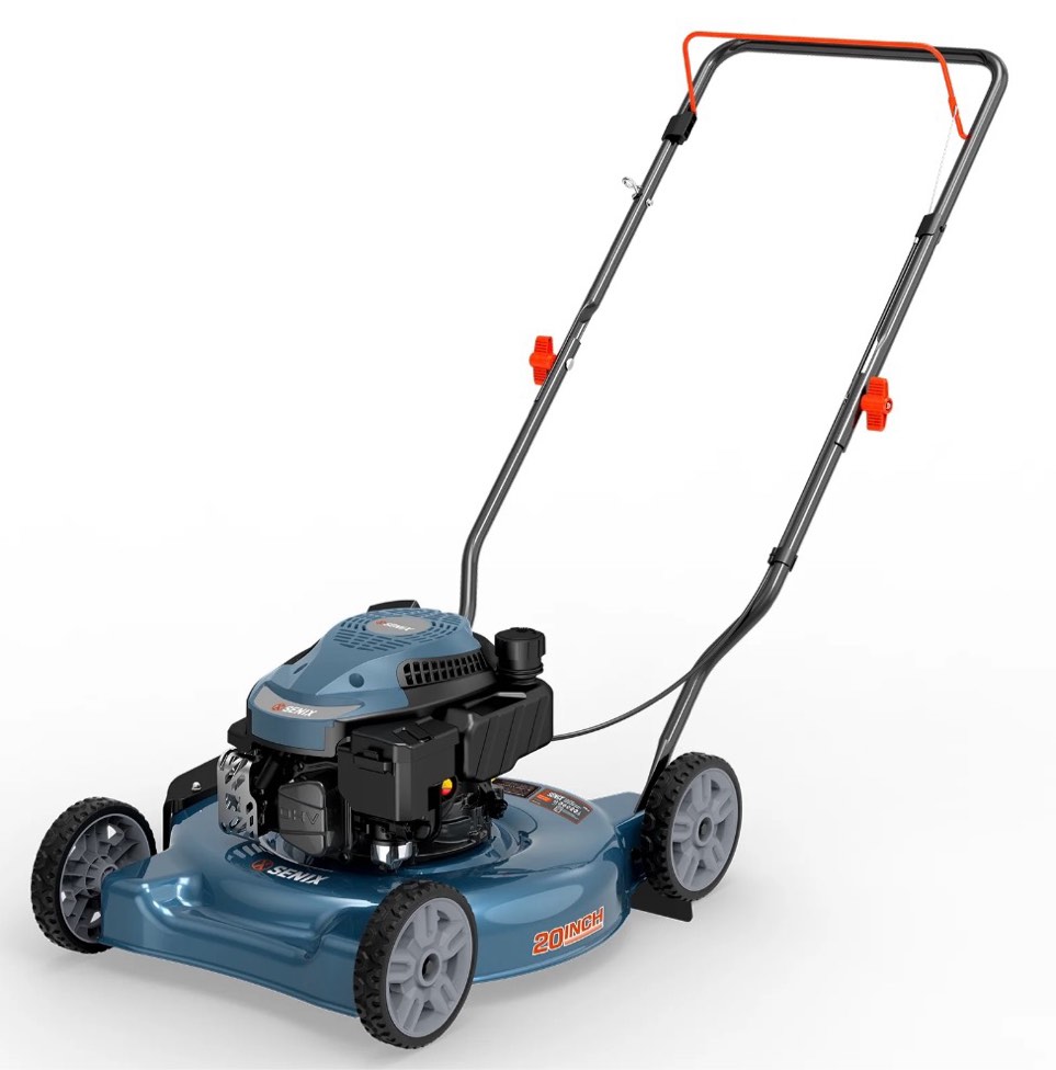 20 in. 144cc 4-cycle gas push lawn mower with side discharge