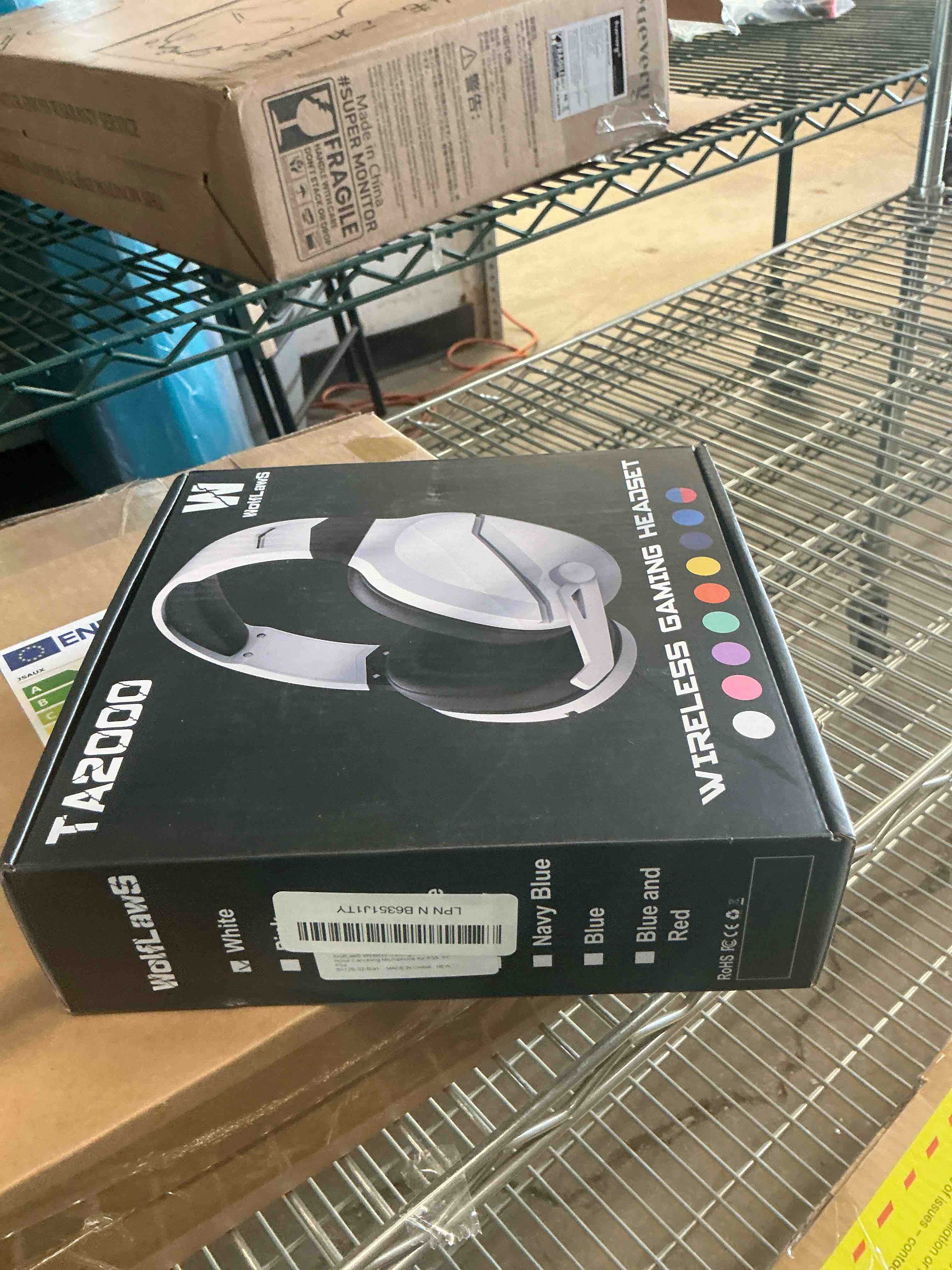 Condition photo showing Good Condition for Wireless Gaming Headset with Noise Canceling Microphone for PS5, PC, PS4, 2.4G/Bluetooth Gaming Headphones with USB and Type-c Connector, Wired Mode for Controller Gamecube White Regular Edition
