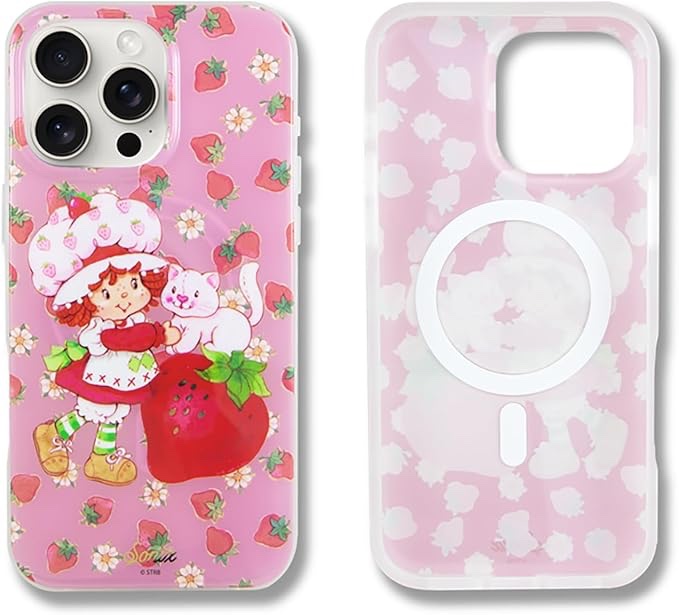 Sonix Phone Case for iPhone 16 Pro | Compatible with Magsafe | 10ft Drop Tested | Strawberry Shortca