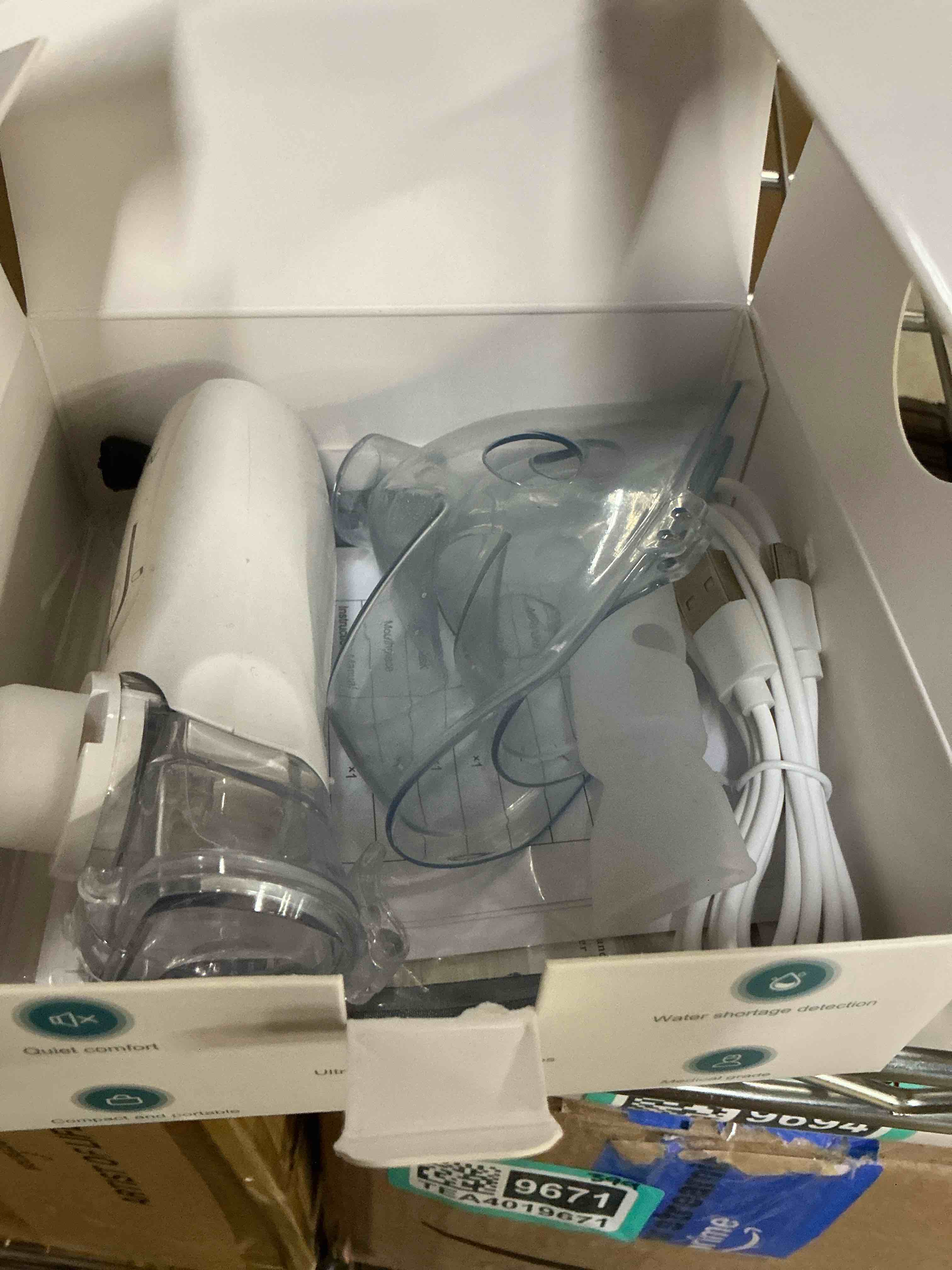 Condition photo showing New/Like New for Ultrasonic Portable Nebulizer, USB Rechargeable Portable Nebulizer with Two Mode and Auto Clean for Adults Kids Travel Home Daily use