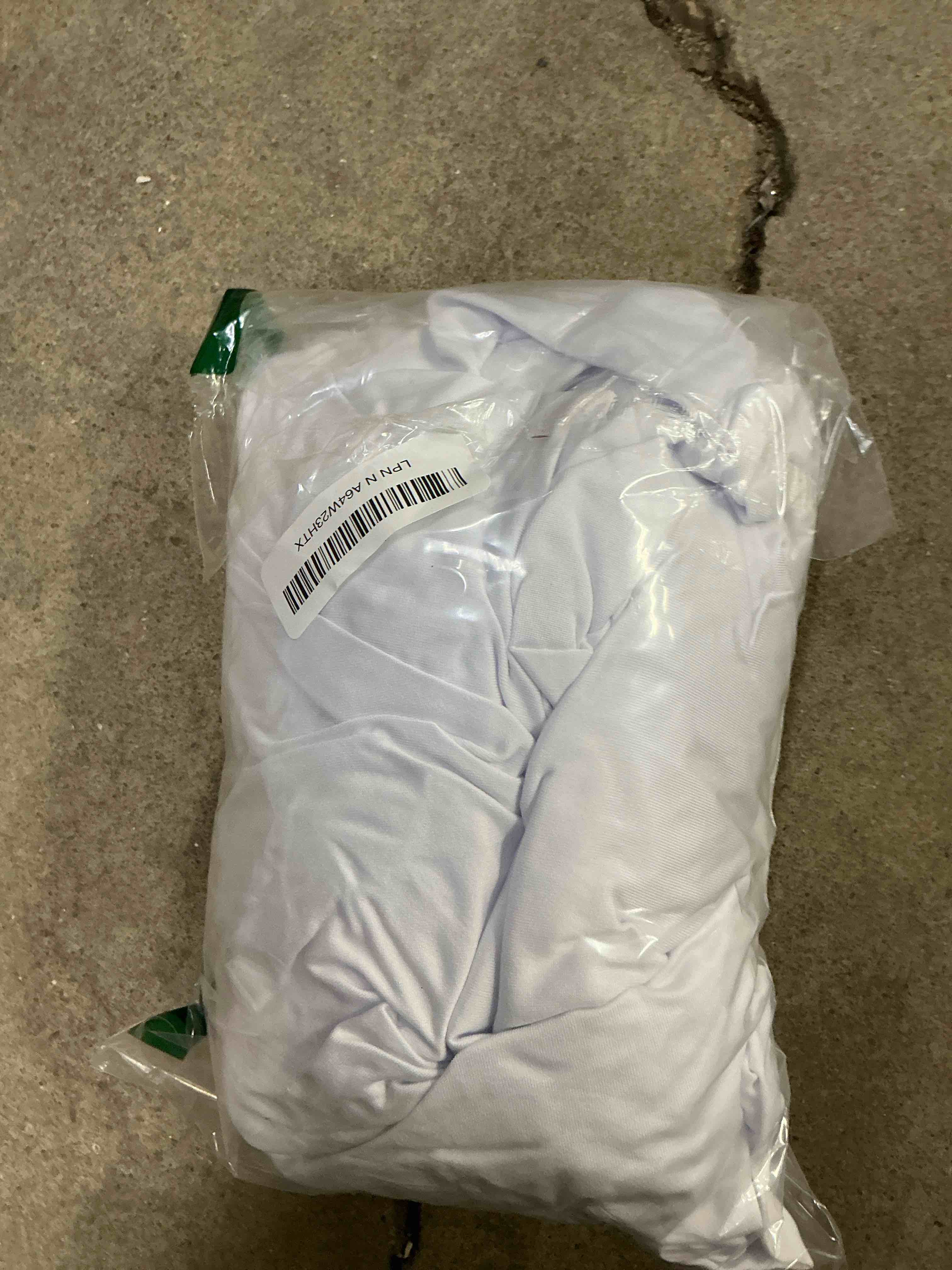 Condition photo showing Good Condition for Spandex Table Cover for 8FT Table Universal Fitted Stretch Tablecloth for Party, Banquet, Wedding and Events-White 1PACK 8FT White