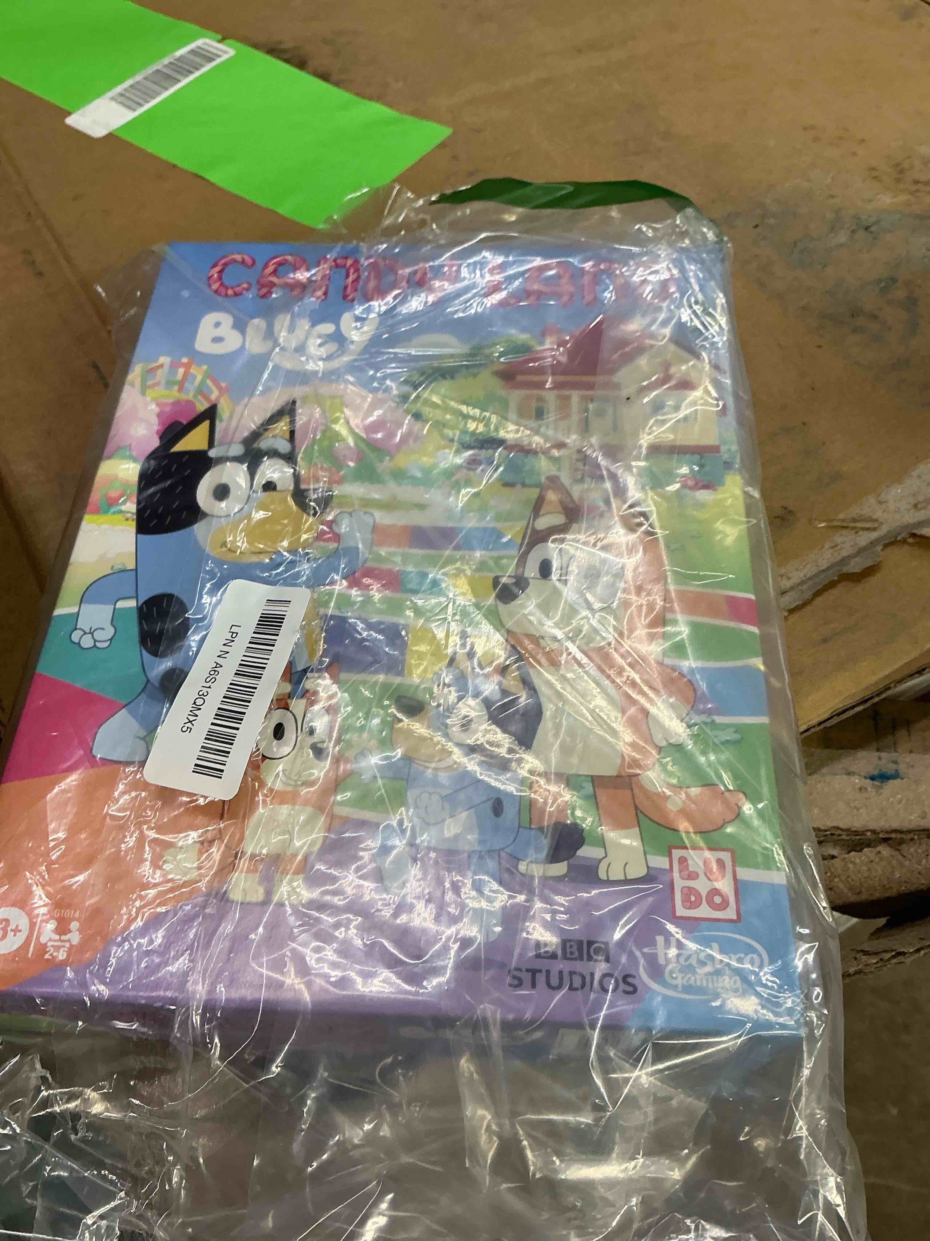 Condition photo showing Good Condition for Hasbro Gaming Candy Land Bluey Edition Board Game | Ages 3 and Up | 2-6 Players | Play as Dad, Mum, Bluey, Bingo, Muffin, or Socks | Preschool Games | Kids Gifts (Amazon Exclusive)