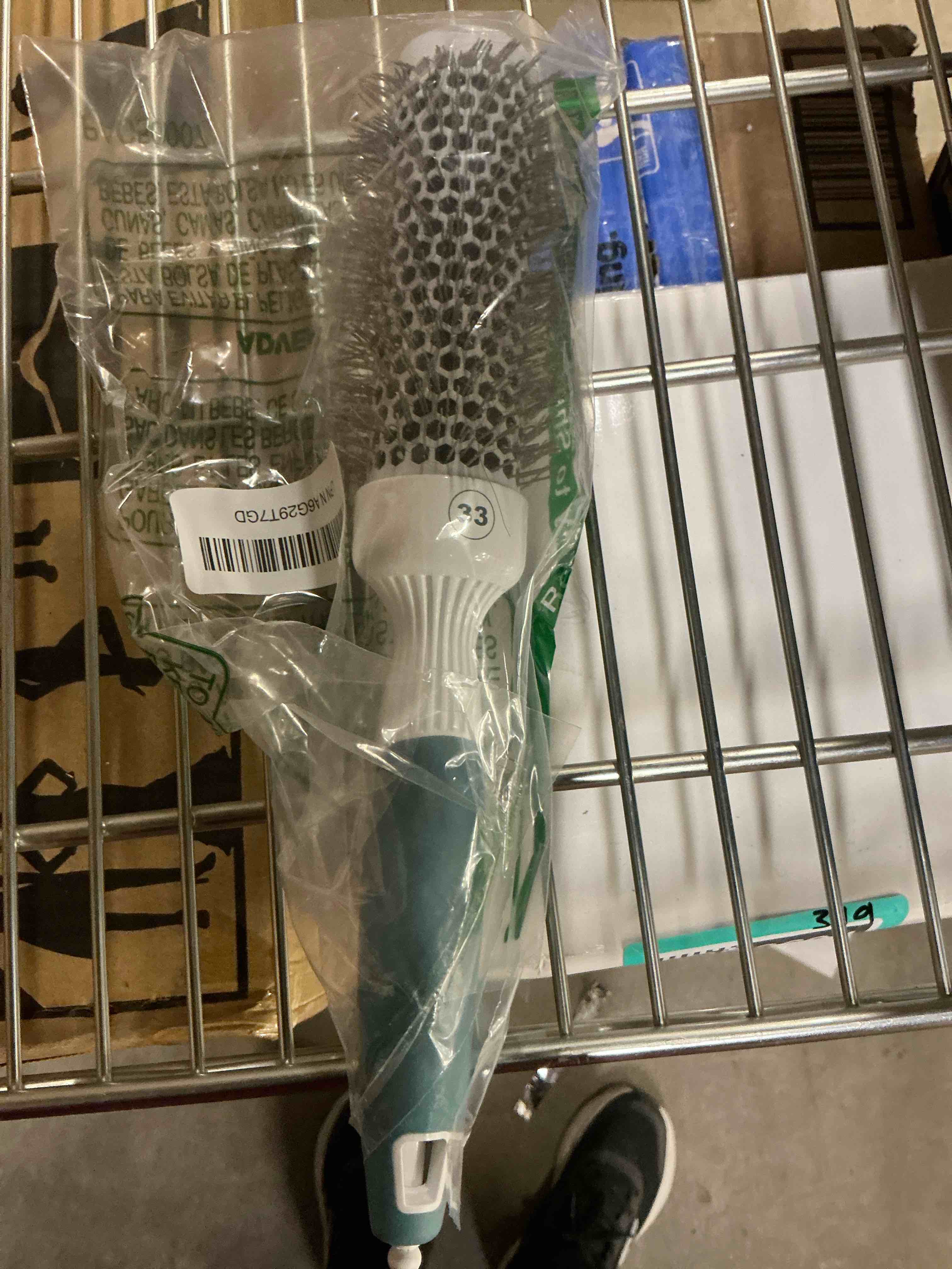 Condition photo showing Good Condition for Professional Round Brush for Blow Drying - Small Ceramic Ionic Thermal Barrel Brush for Sleek, Precise Heat Styling and Salon Blowout - Lightweight Round Hair Brush (Barrel 1.3 inch, Bristle 2 Inch)