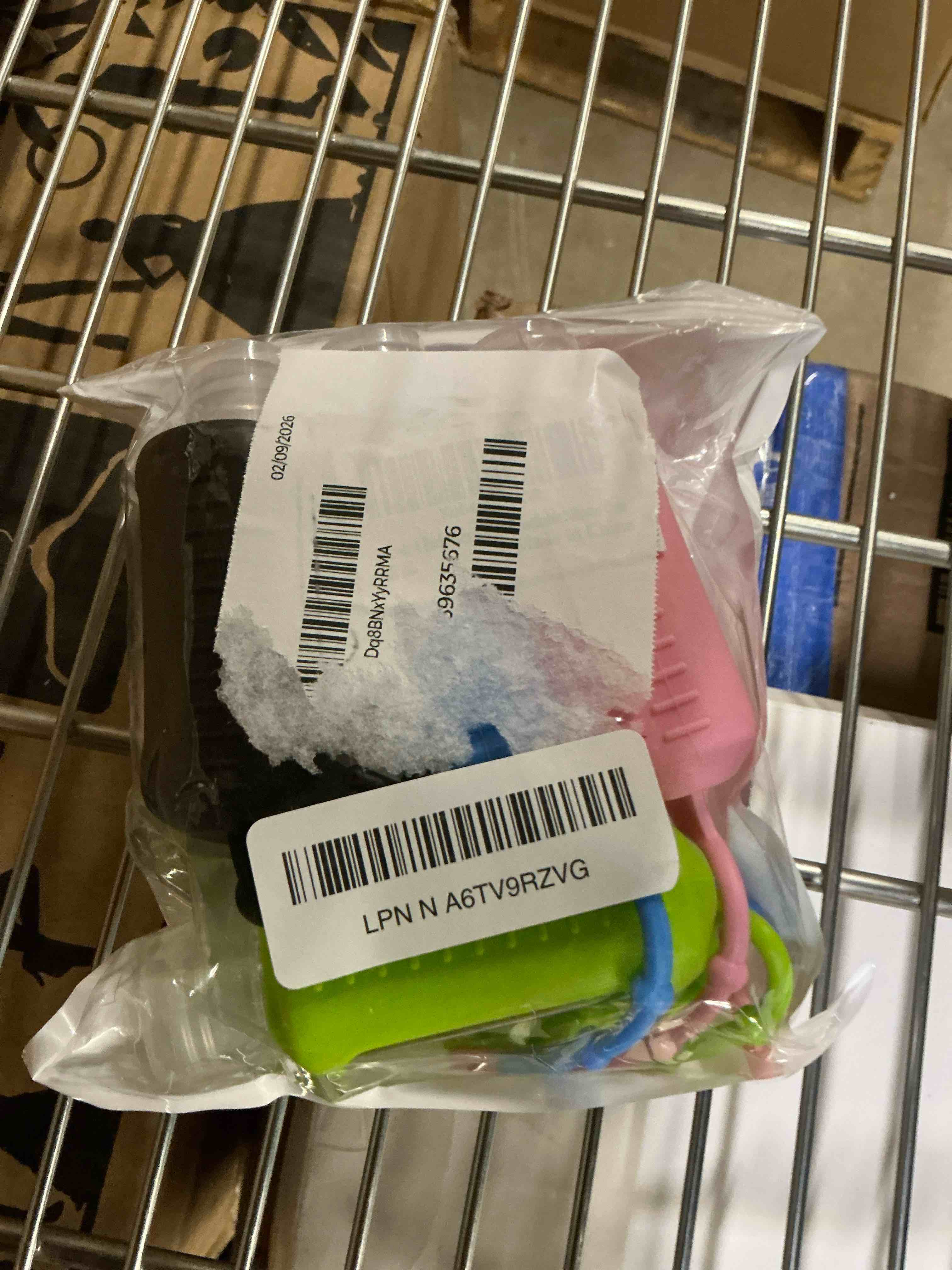 Condition photo showing New/Like New for 4 Pack Travel Bottles, Hand Sanitizer Holder Empty Travel Size 2oz/60ml Leakproof Refillable Containers Portable Keychain Bottles with Detachable Silicone Case