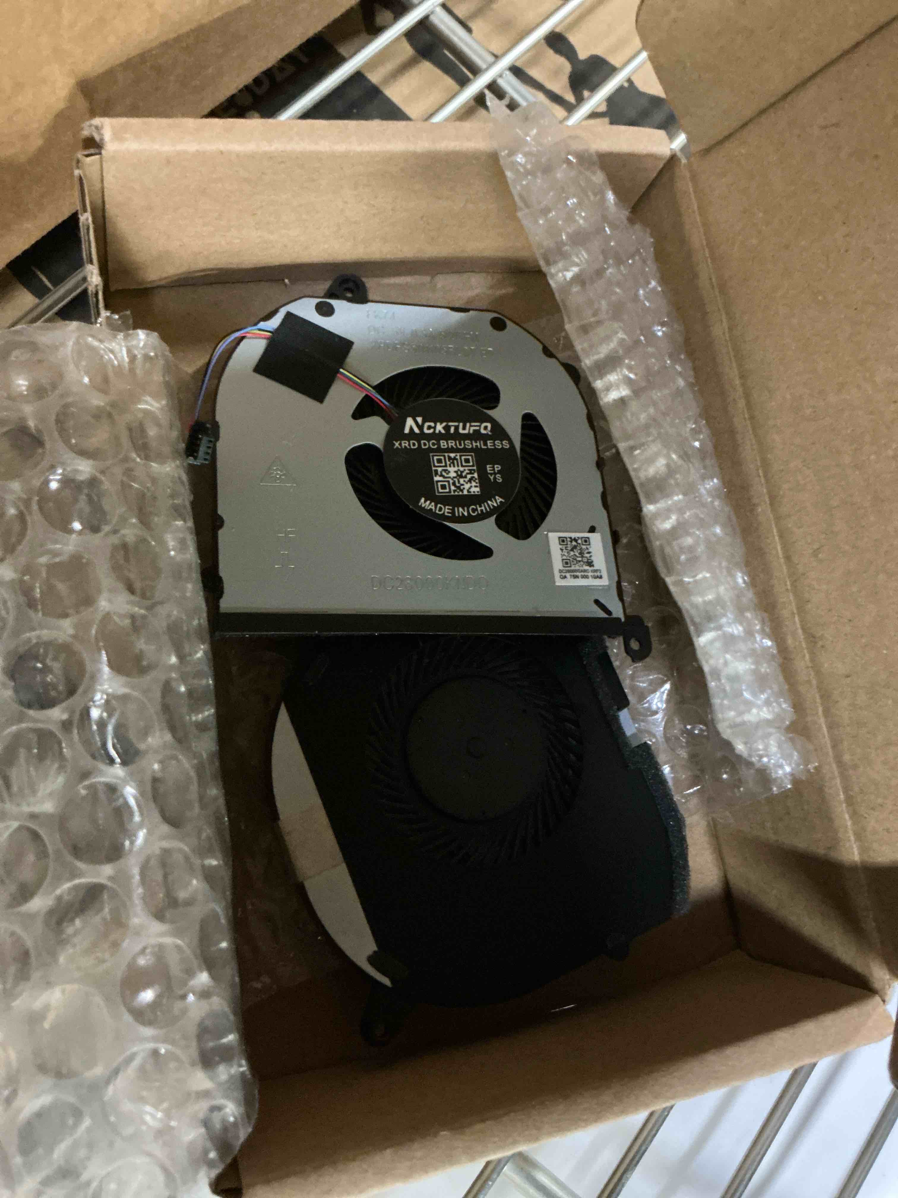 Condition photo showing New/Like New for Siakoocty Replacement CPU+GPU Cooling Fan for Dell XPS 15 9570 & XPS 15 7590, Precision 5530 5540 Se