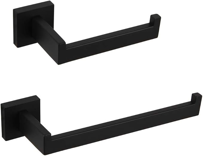 Condition photo showing New/Like New for GERZWY Bathroom Hardware Accessories Sets Matte Black SUS304 Stainless Steel Bath Shower Set 2-Piece