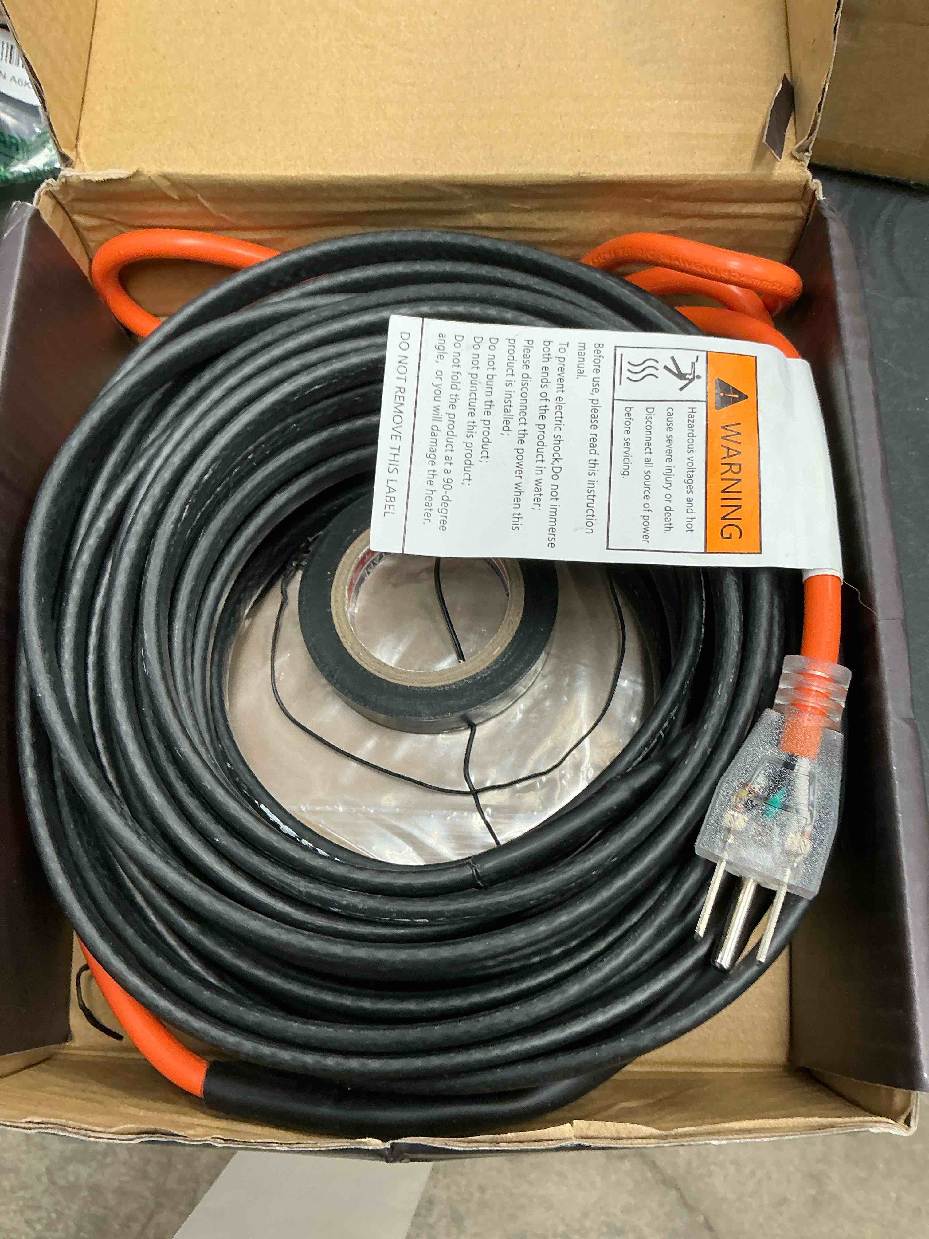 Condition photo showing Good Condition for 50FT?3FT-200FT? Pipe Heating Cable for Pipe Freeze Protection, Heat Cable for Water Pipes(Metal and 