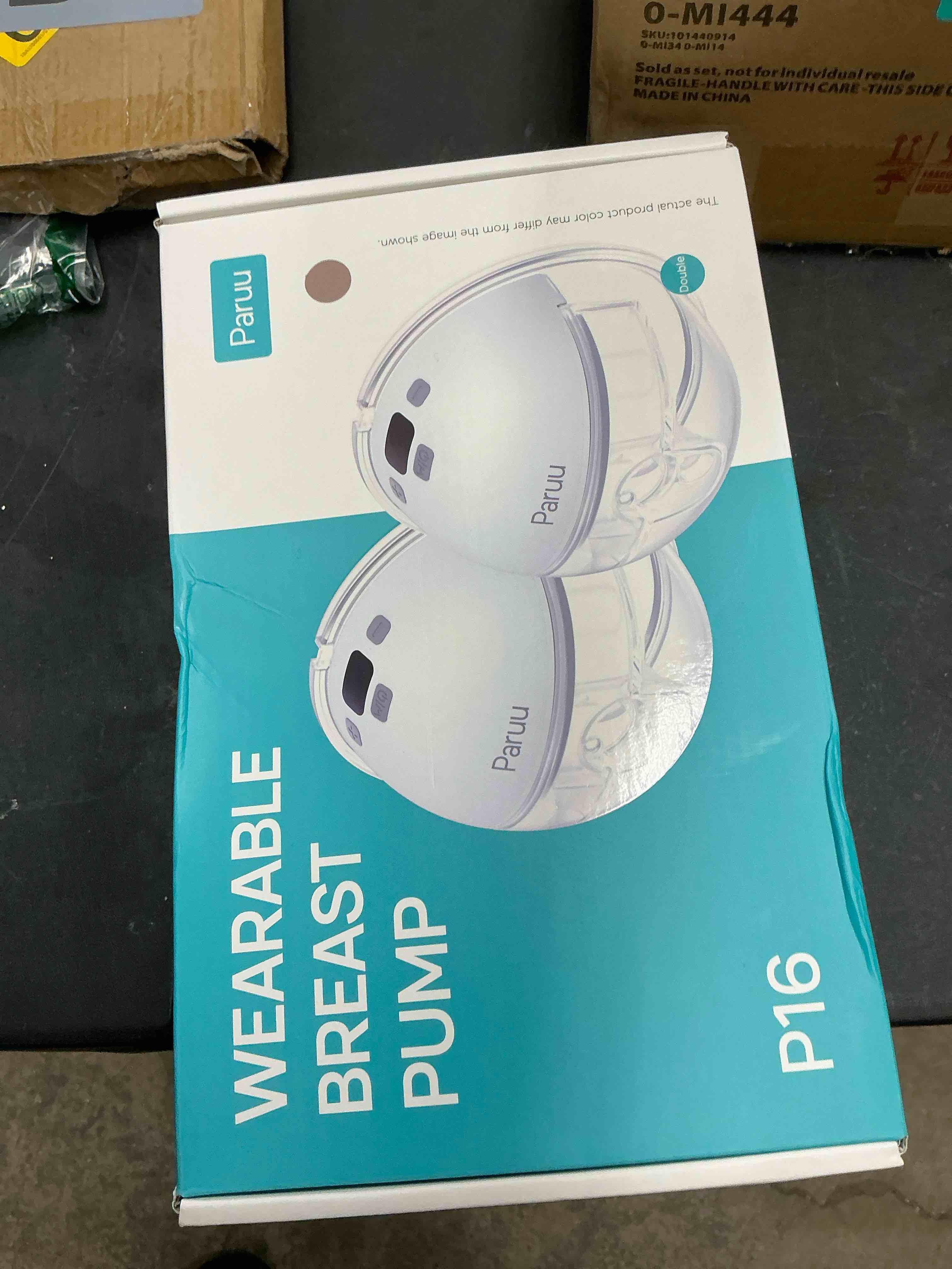 Condition photo showing Good Condition for Paruu Hands Free Breast Pump P16, Wearable Breast Pump Electirc Portable with 4 Modes & 12 Levels, Max 309mmHg Strong Suction 19/21/24mm Flange Inserts Wearable Breastfeeding Pump, 2 Pack?Nude