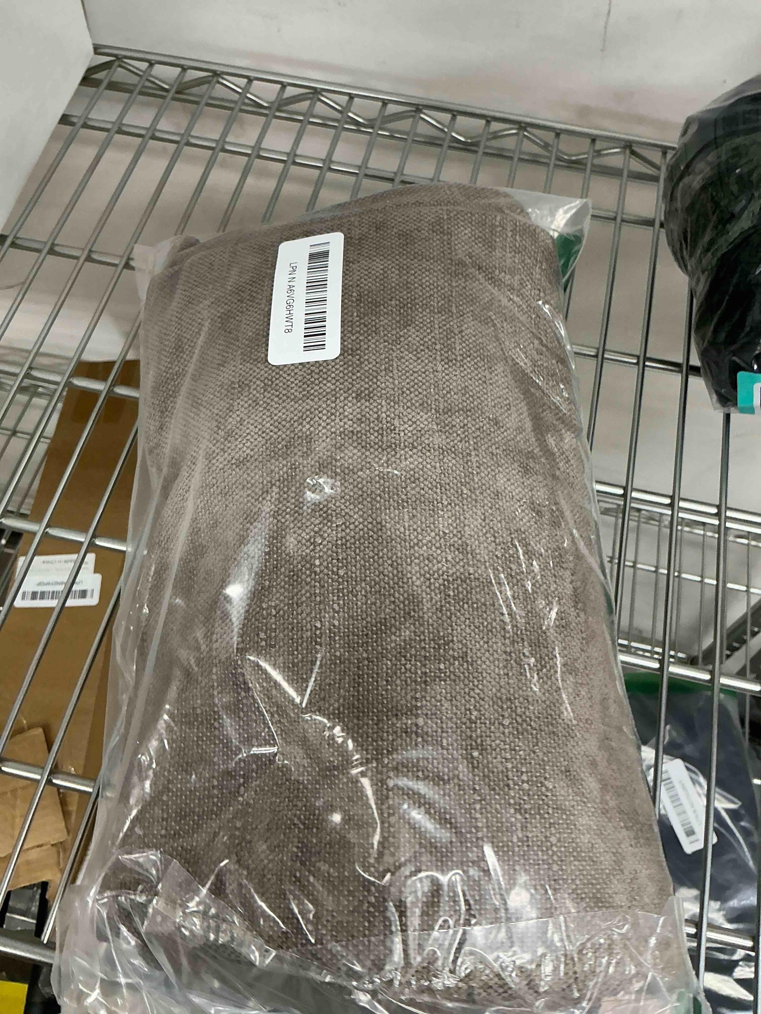 Condition photo showing Good Condition for MIULEE Pack of 2 Decorative Throw Pillow Covers Soft Chenille Throw Pillows Solid Textured Euro Cushion Covers for Couch Sofa Bedroom Living Room 22x22 Inch, Taupe Grey 22" x 22" (Pack of 2) Taupe Grey