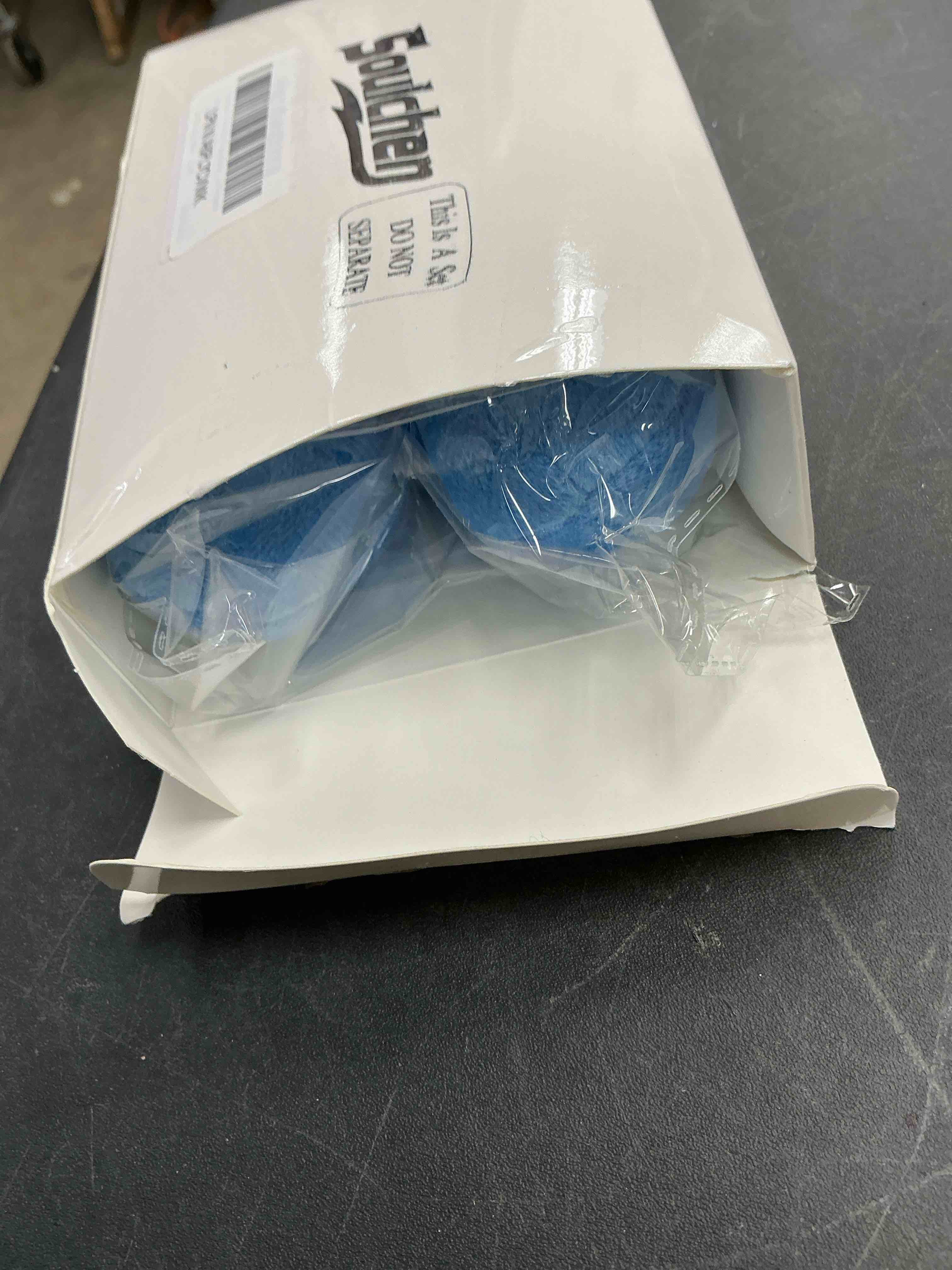 Condition photo showing New/Like New for Soulchen 2 Pcs Palm Protector for Hand Carrot Shape Finger Contracture Cushion Protector for Parkinson Dementia Support Finger Open Prevent Hand Contracture(Blue)