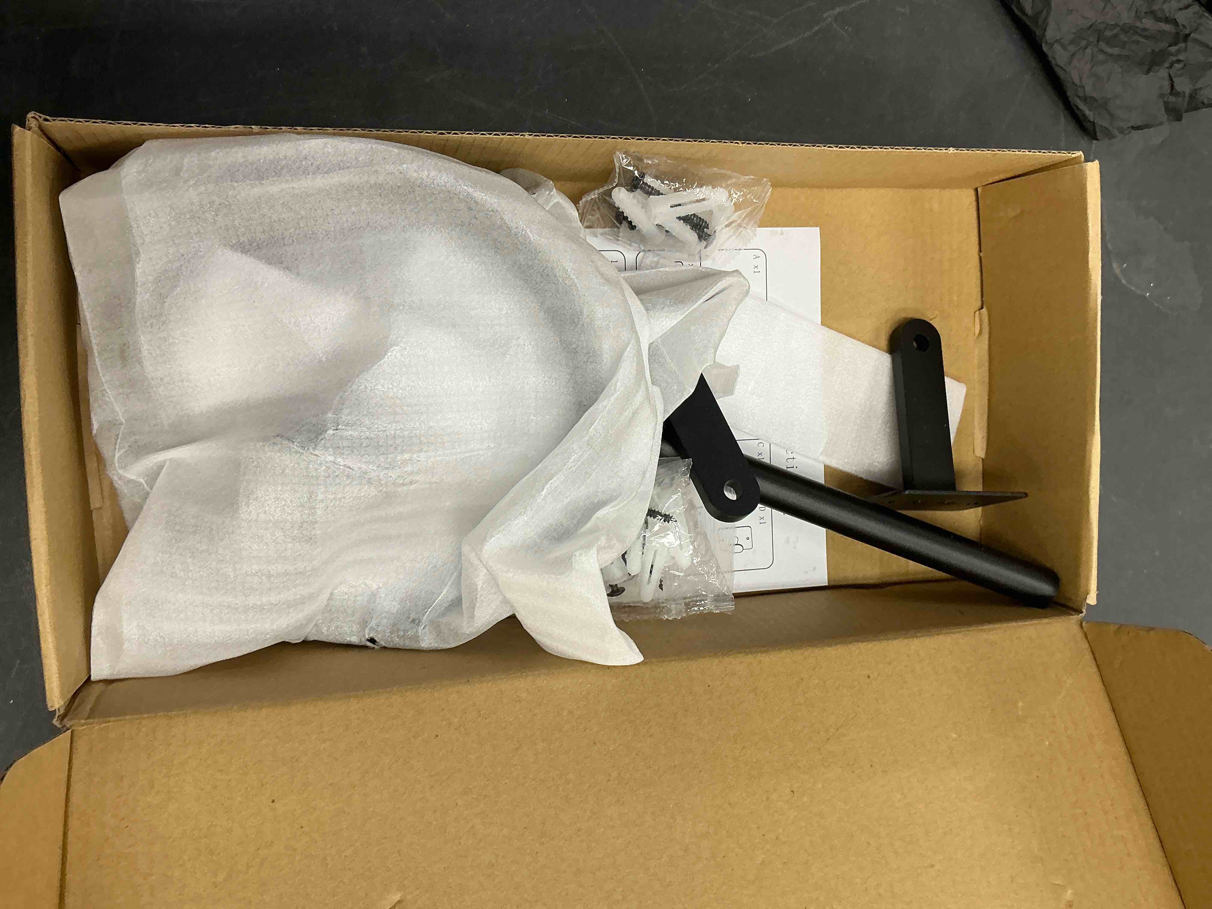 Condition photo showing Good Condition for Matte Black Bathroom Accessories Set, 4 Pieces Bathroom Hardware Set, 16 inch Towel Bar, Towel Racks for Bathroom, Robe Towel Hooks, Toilet Paper Holder Wall Mounted Black 16 inch