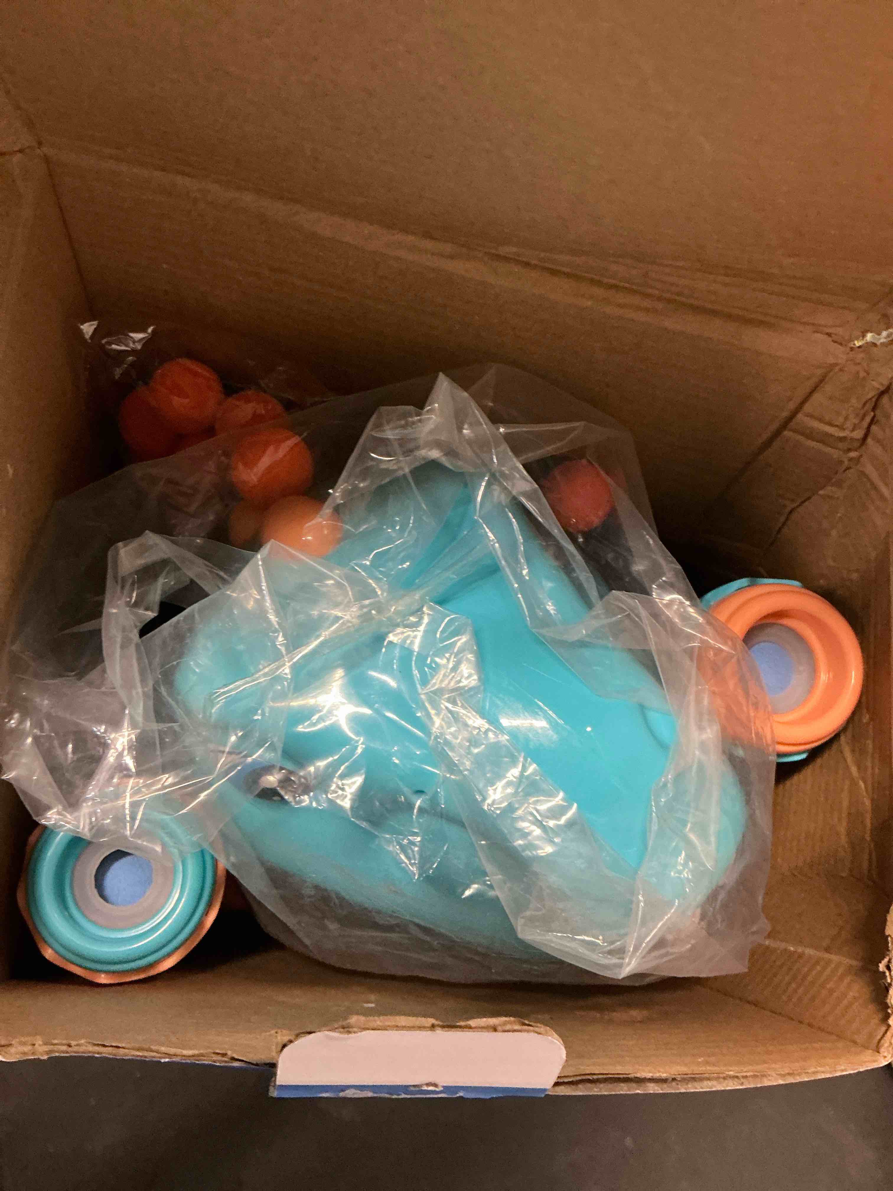 Condition photo showing Good Condition for EagleStone Movable Dinosaur Shooting Toys for Boys – Electronic Target Practice with 2 Air Pump Guns, LCD Score Tracker, Sound Effects & 48 Foam Balls, for Kids 5 6 7 8 9 7b-blue