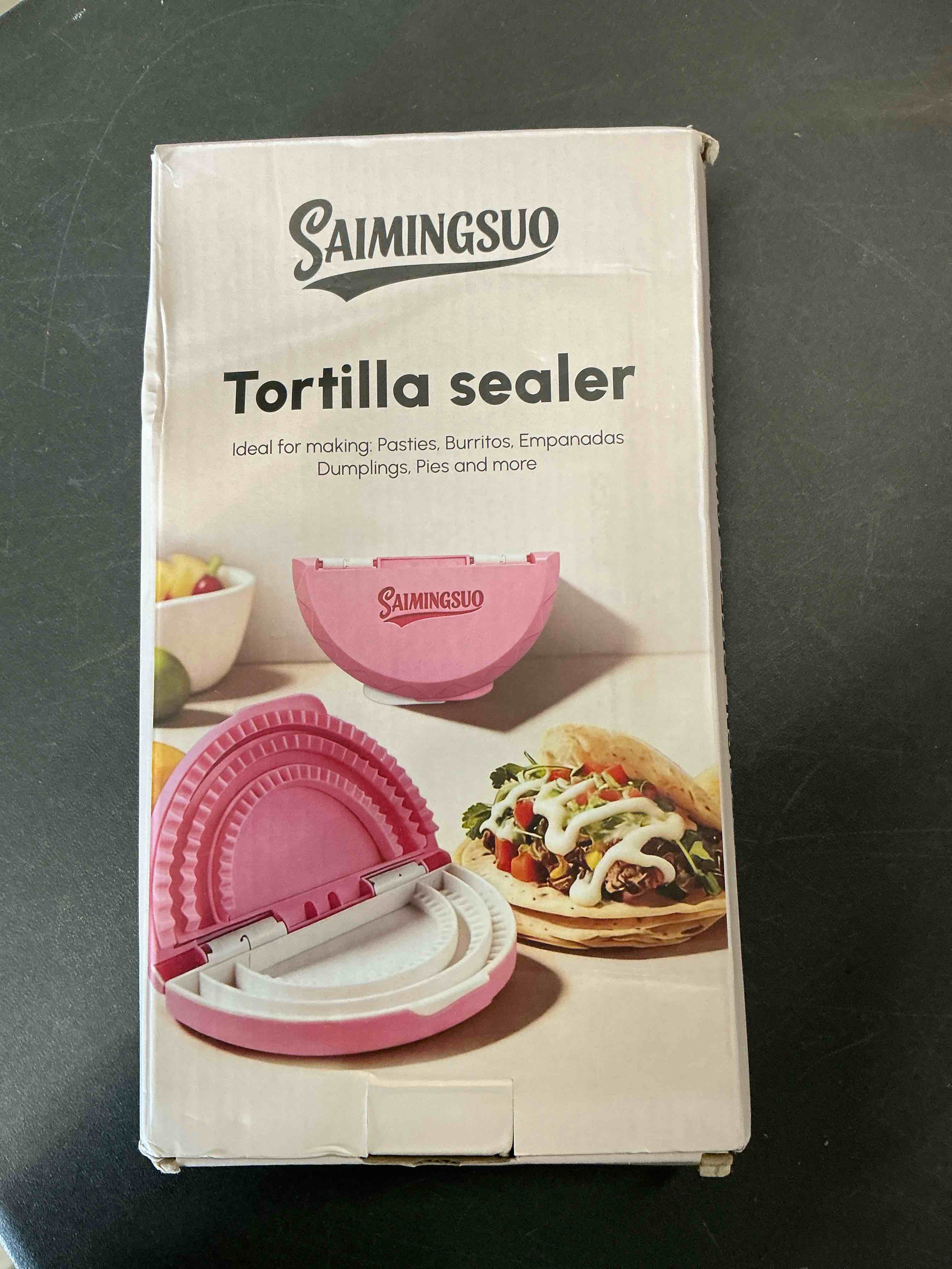 Condition photo showing Good Condition for 3 in 1 Tortilla Sealer(10+8+6 Inch) Crimper & Empanada Maker Press – Make Tortillas, Dumplings & More with Easy-Clean Food-Grade Tool (PINK-3 IN 1)