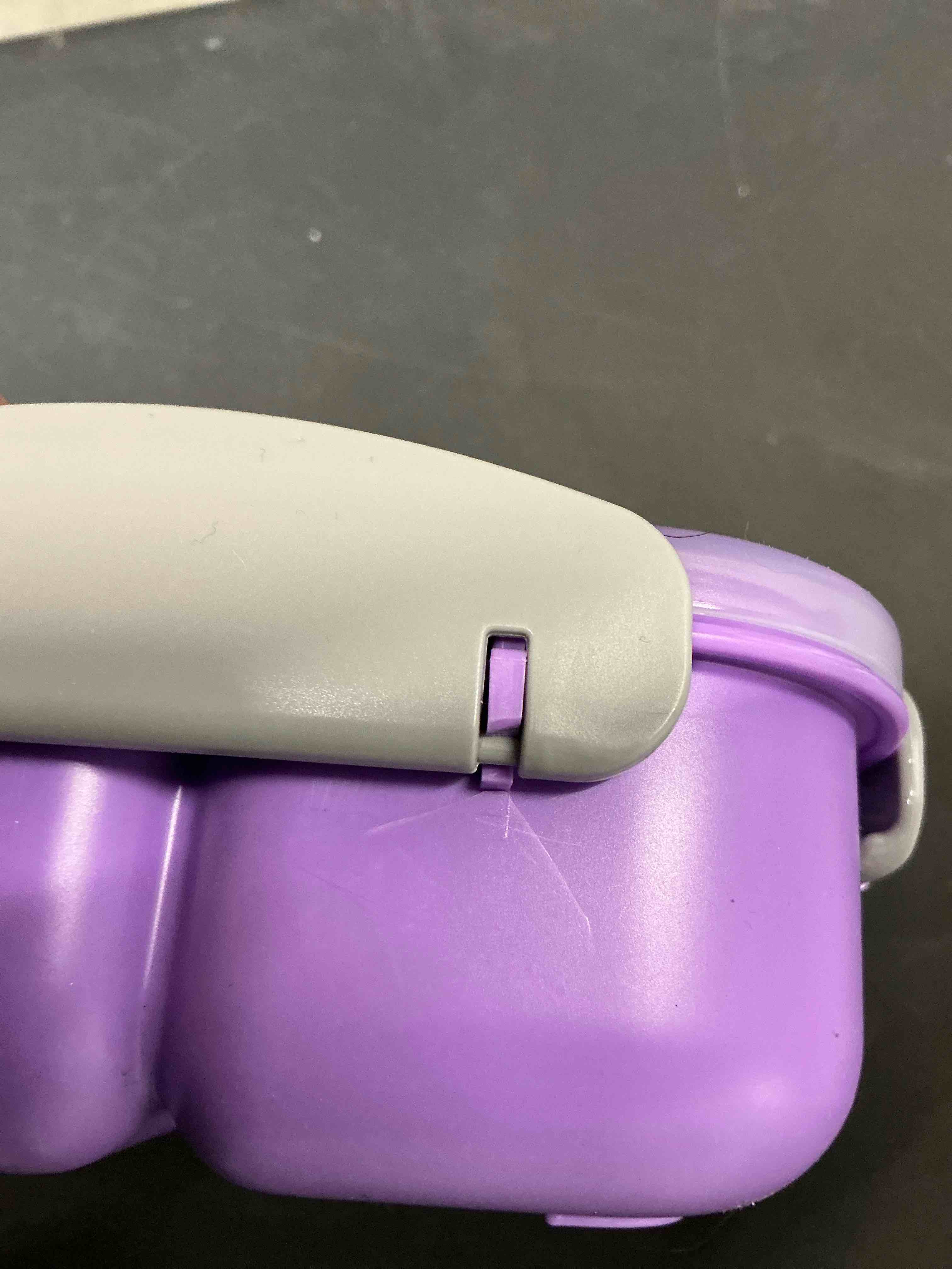 Condition photo showing Good Condition for Bento Box, Lunch Box Kids, 1300ML with 4 Compartment&Food Picks Cake Cups, Containers for Adults/Kids/Toddler, Leak-Proof, Microwave/Dishwasher/Freezer Safe(Purple)