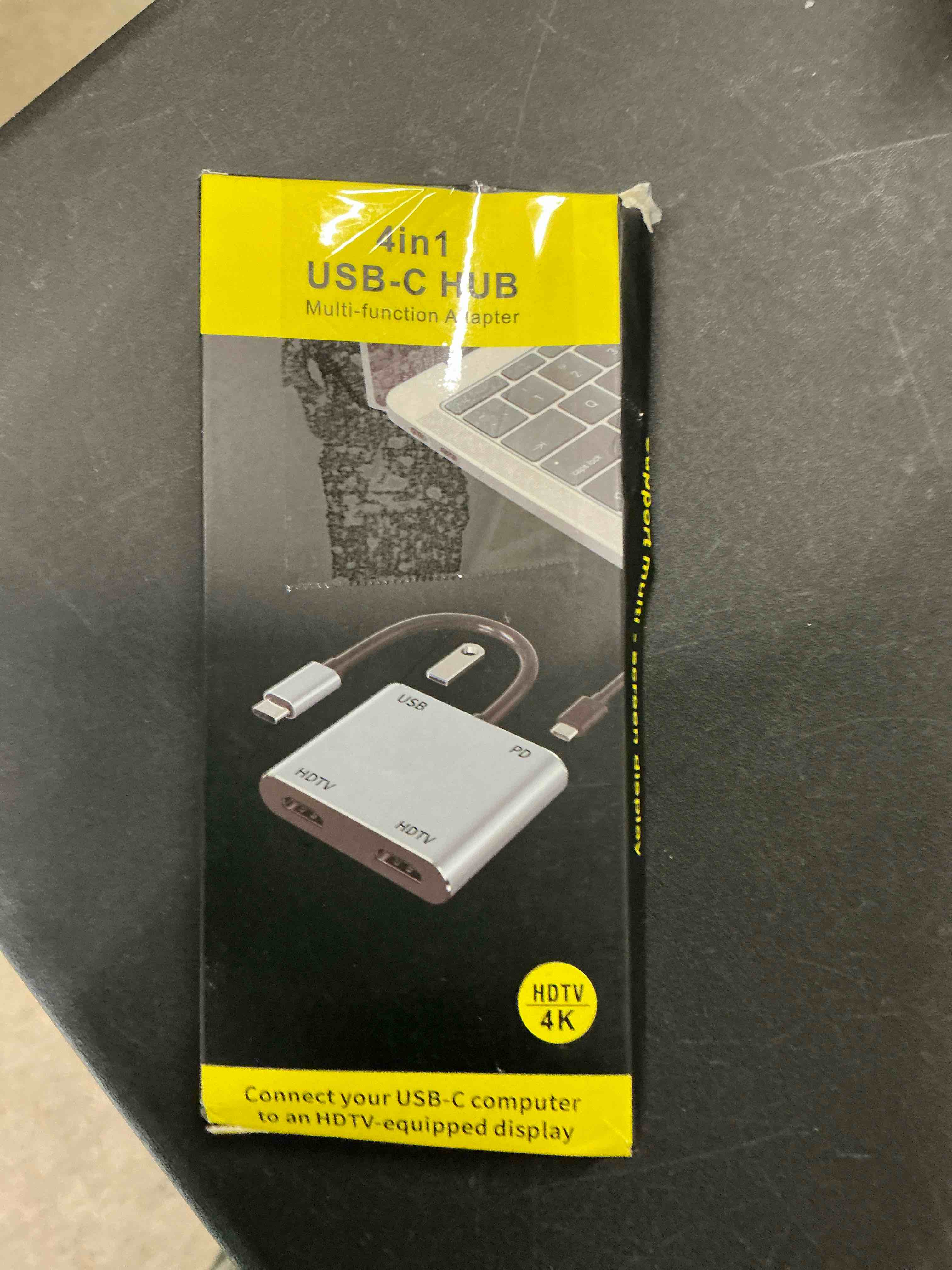 Condition photo showing New/Like New for Herfair HDMI Splitter for Dual Monitors Extended Display 1 in 2 Out 4K USB C to 2 HDMI Adapter Extender for MacBook Laptop Support All Mode for Windows & Mirror Mode for MacOS 1 in 2 Out HDMI Splitter