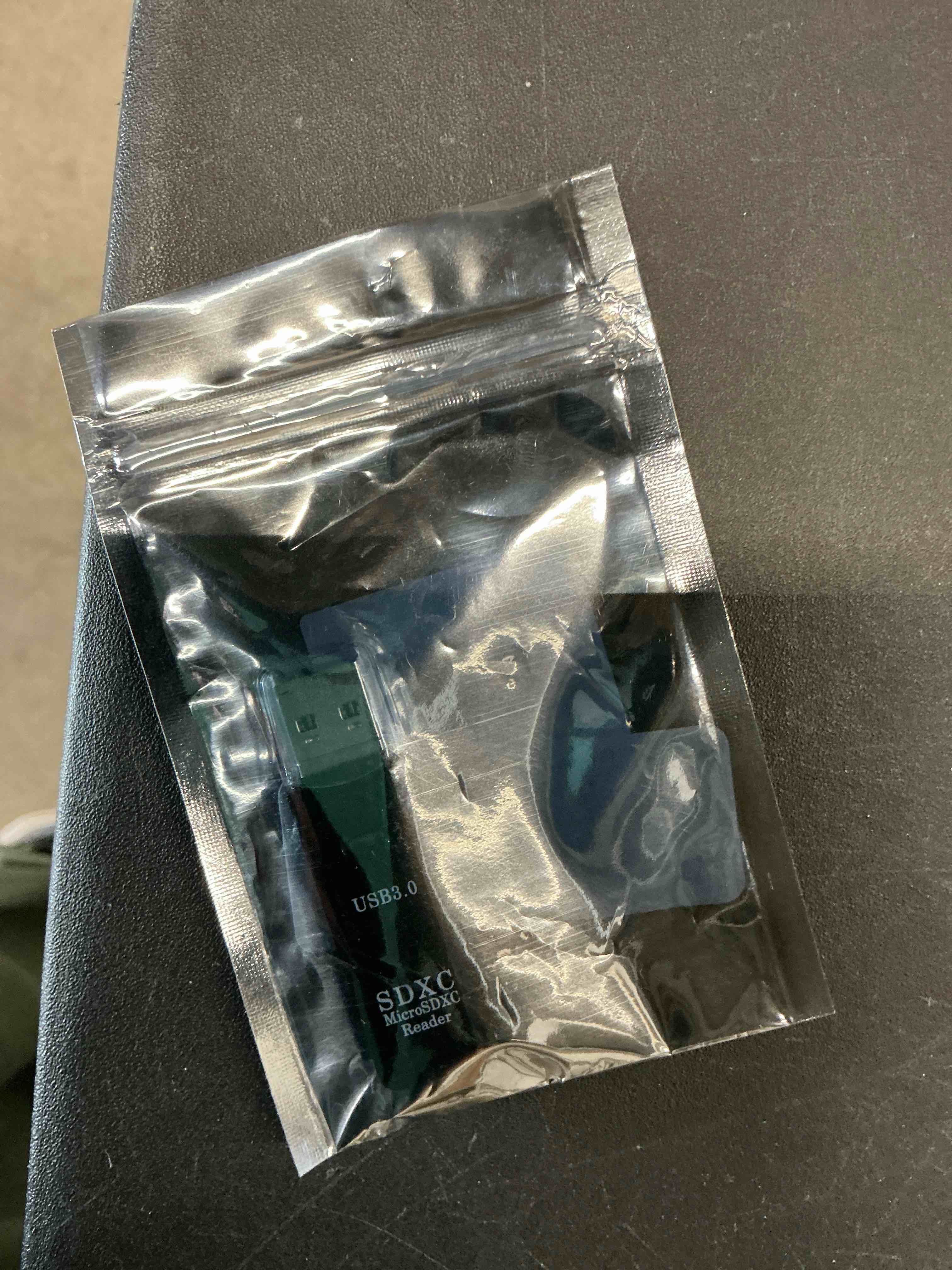 Condition photo showing New/Like New for USB3.0 Micro SD Card Reader, 5Gbps 2-in-1 SD Card Reader to USB Adapter, Wansurs Memory Card Reader for SDXC, SDHC, MMC, RS-MMC, Micro SDXC, Micro SD, Micro SDHC and UHS-I Cards (1Pack Black)