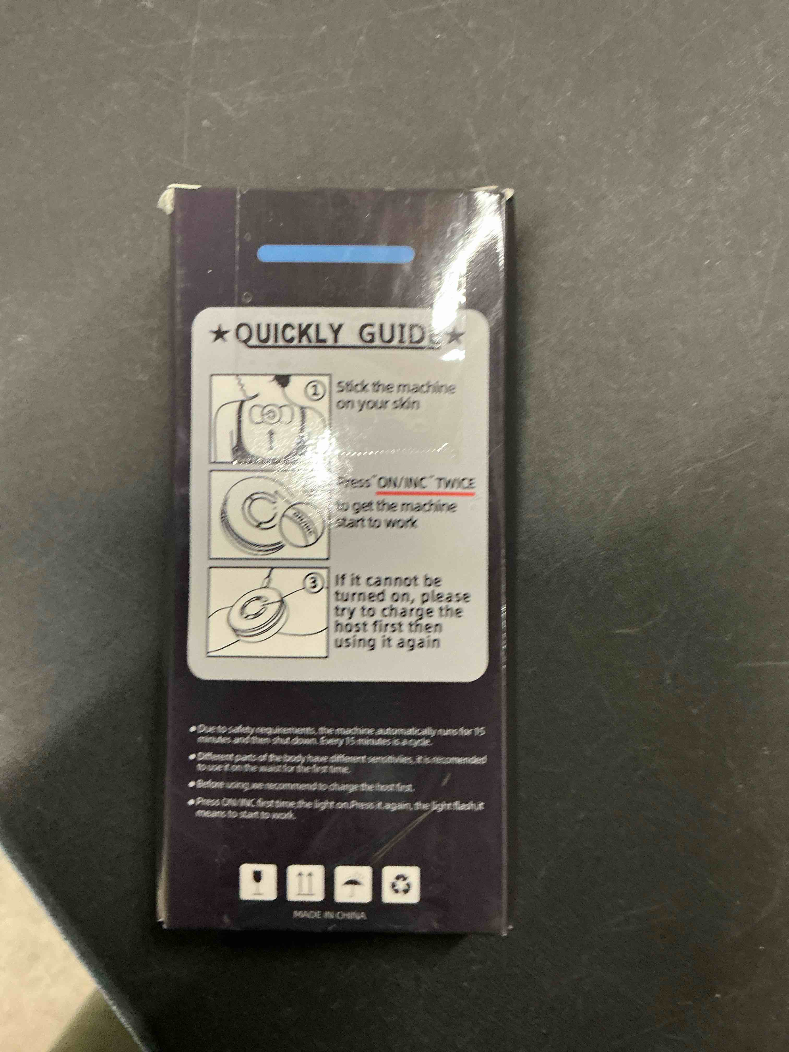 Condition photo showing Good Condition for Mini Massager,Rechargeable Intelligent TENS Unit Muscle Stimulator for Pain Relief - FSA or HSA Eligible Deep Tissue EMS Massager Management for Back, Neck, Arm Electronic Pulse Machine