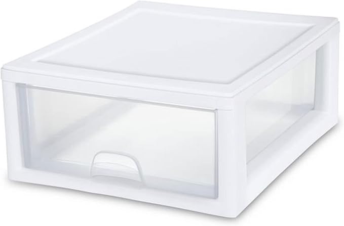 Sterilite 16 Qt. Stacking Drawer White