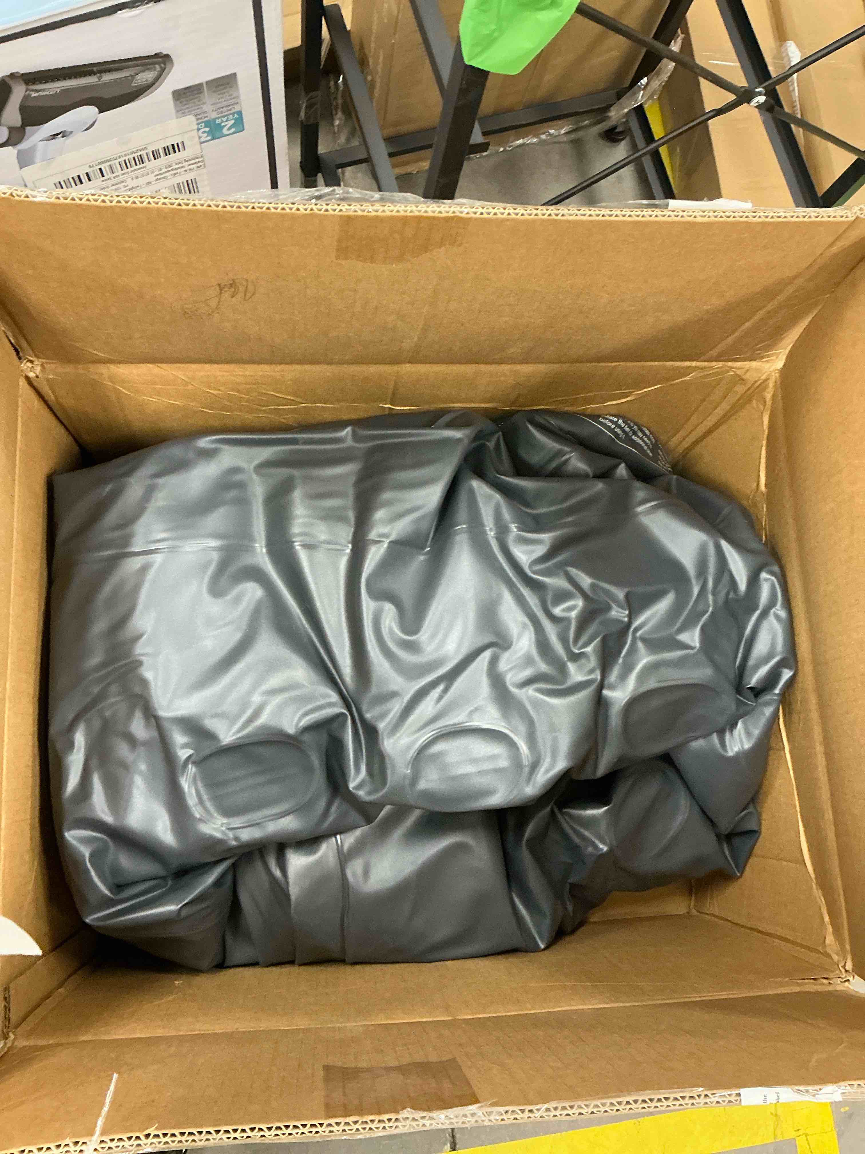 Condition photo showing Good Condition for Ophanie Queen Air Mattress, 18-Inch Elevated Inflatable Bed with Built-in Pump, Puncture-Resistant, Quick Inflation/Deflation, Portable for camping & Guests, Dark Gray