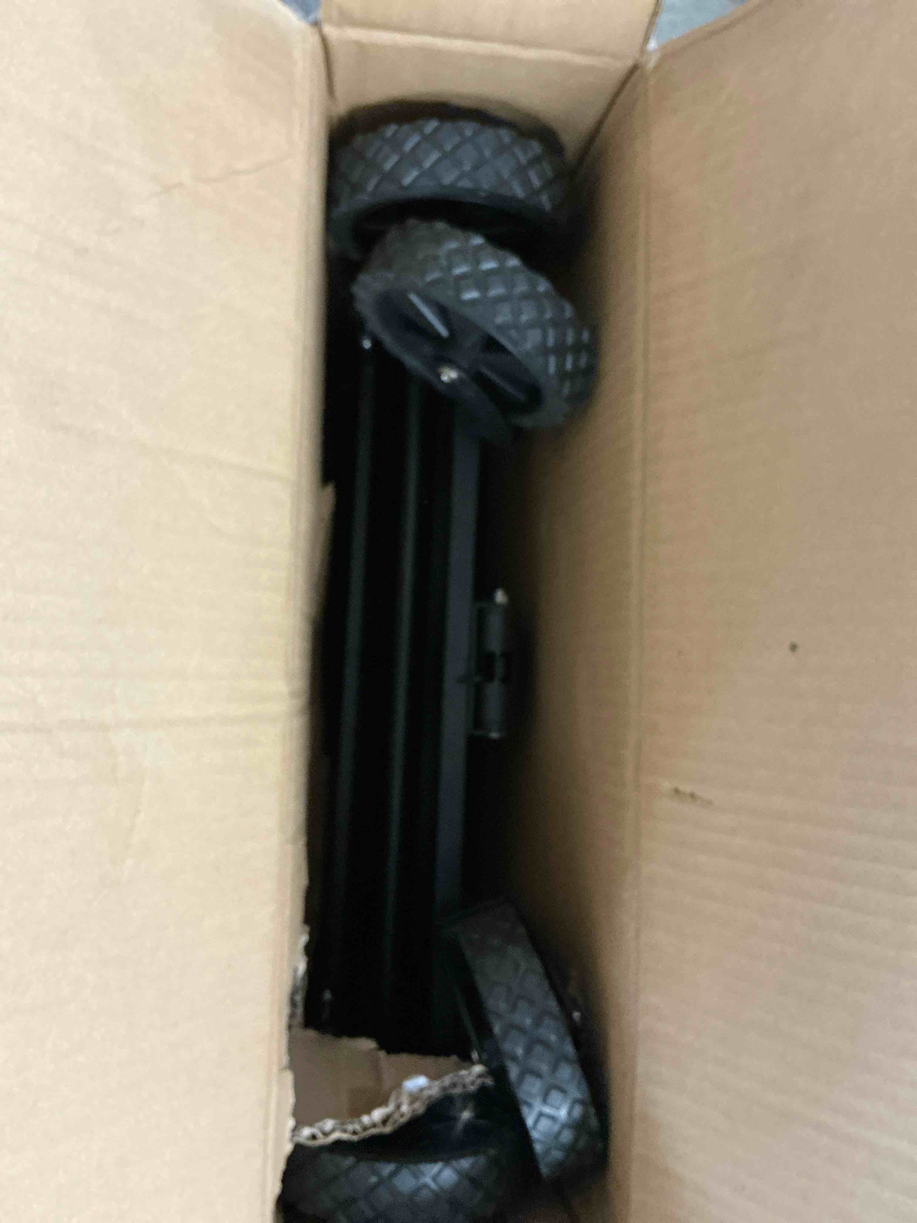 Condition photo showing Good Condition for Tzumi Foldable Wagon, 220lbs Capacity Heavy-Duty Collapsible Wagon with Handle Lock and Swivel Wheels