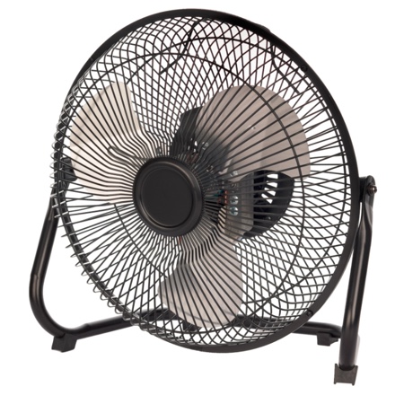 mainstays 9 in high velocity floor fan wall mount black