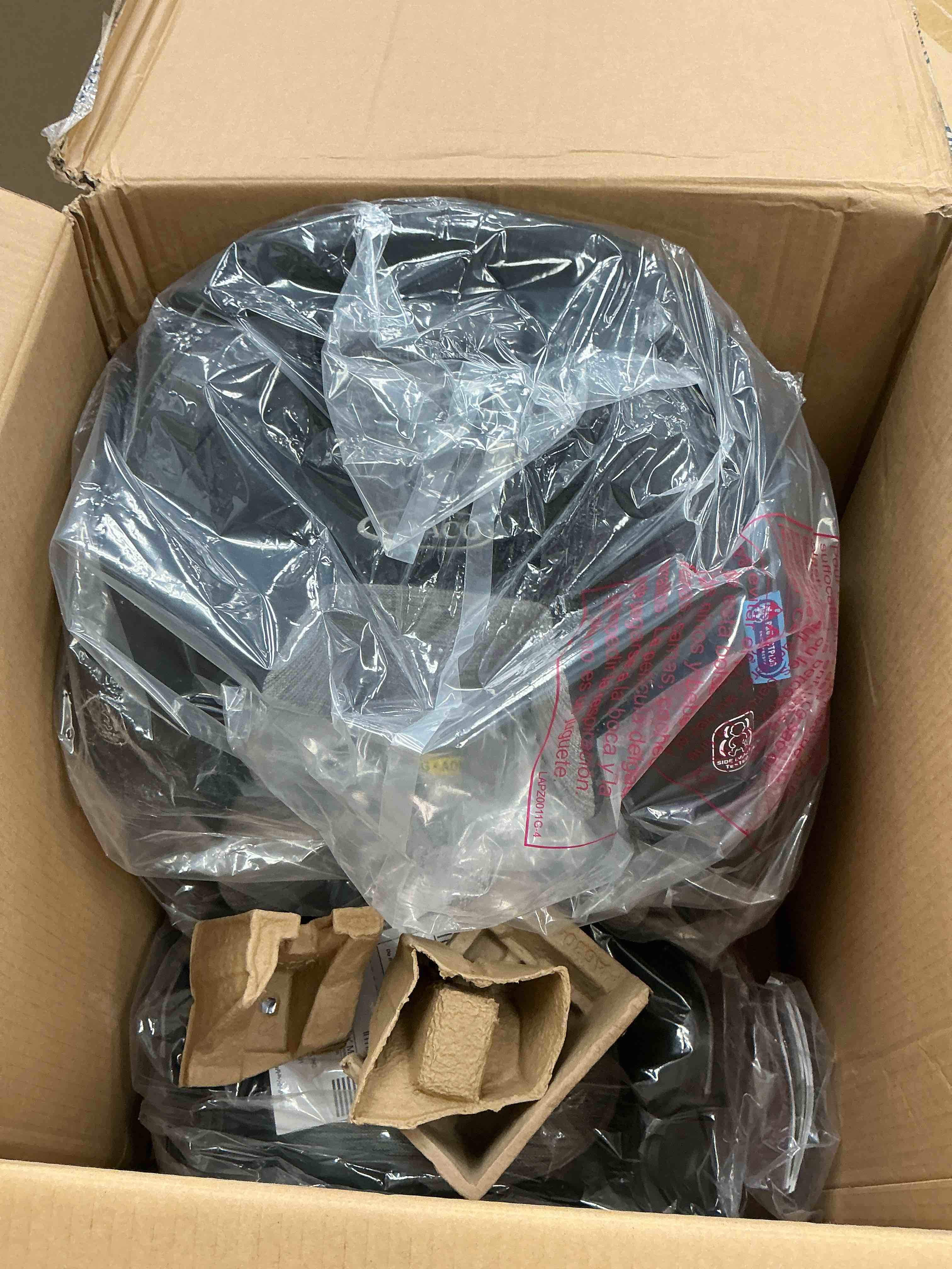 Condition photo showing New/Like New for graco slimfit 3-in-1 convertible car seat, ultra-space-saving design, jarret, suitable for rear and forward-facing, highback booster seat with 10-position headrest